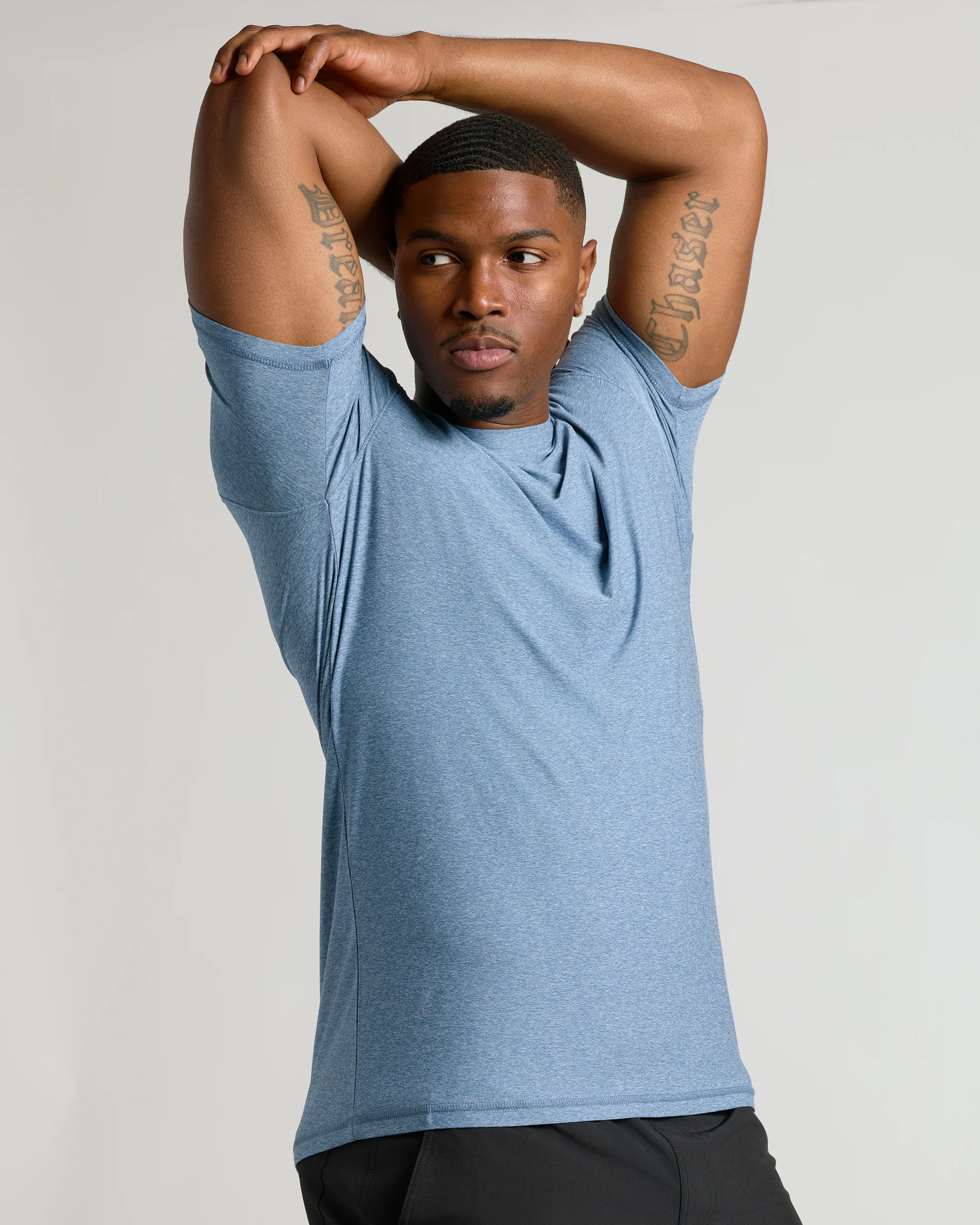 Heather Azul Tall Active Crew Neck 2.0 - Image 4