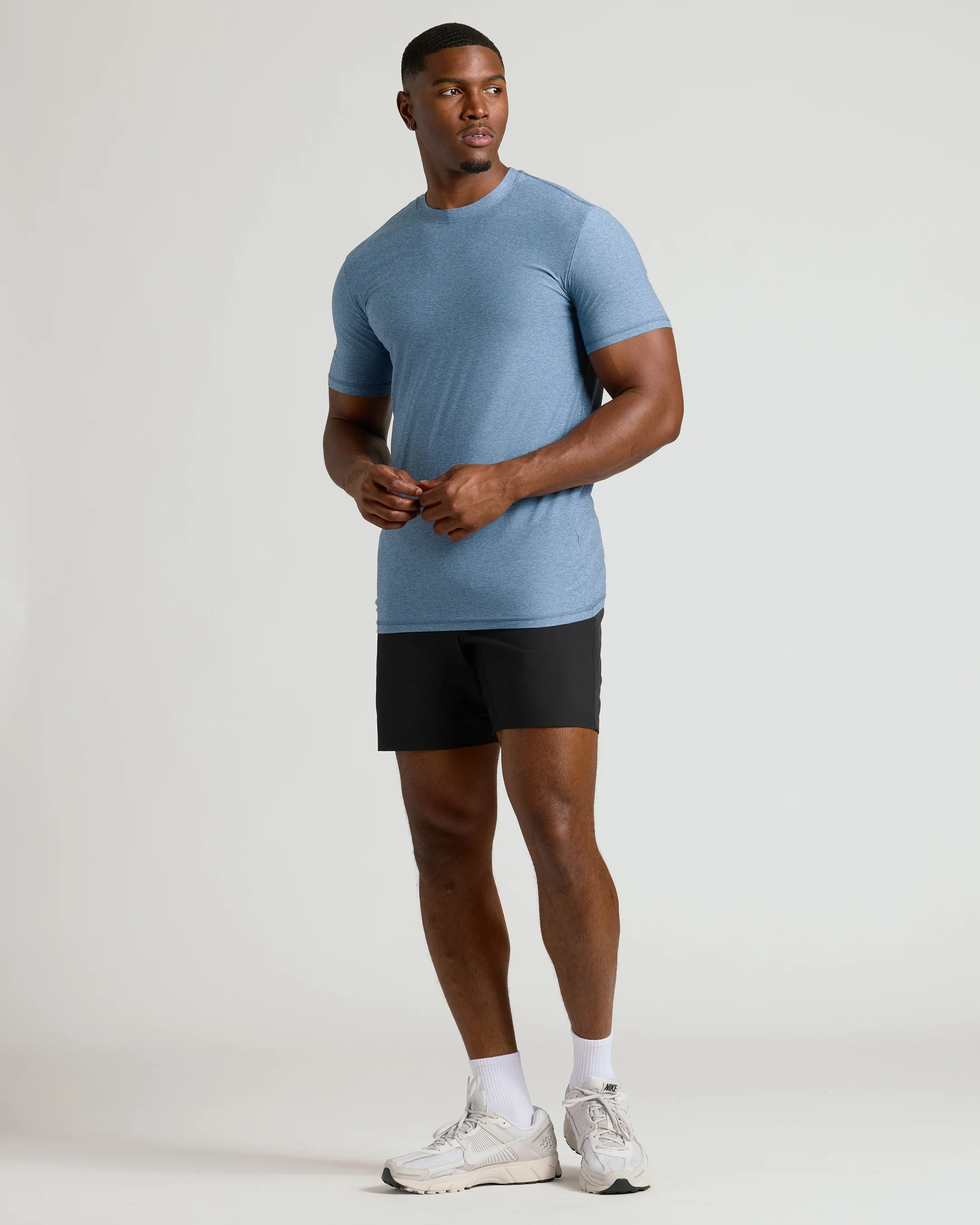 Heather Azul Tall Active Crew Neck 2.0 - Image 8