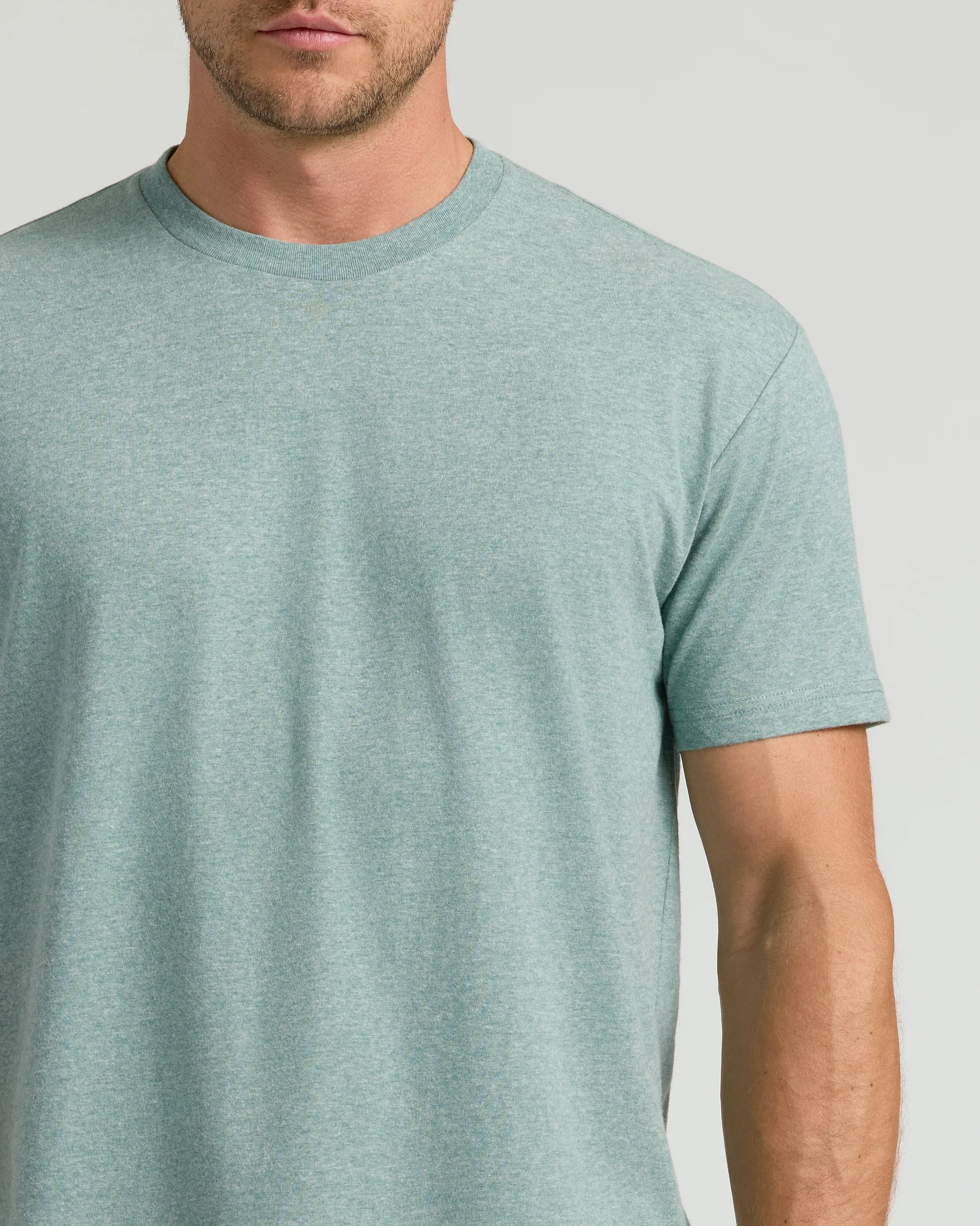 Heather Balsam Classic Crew Neck - Image 5