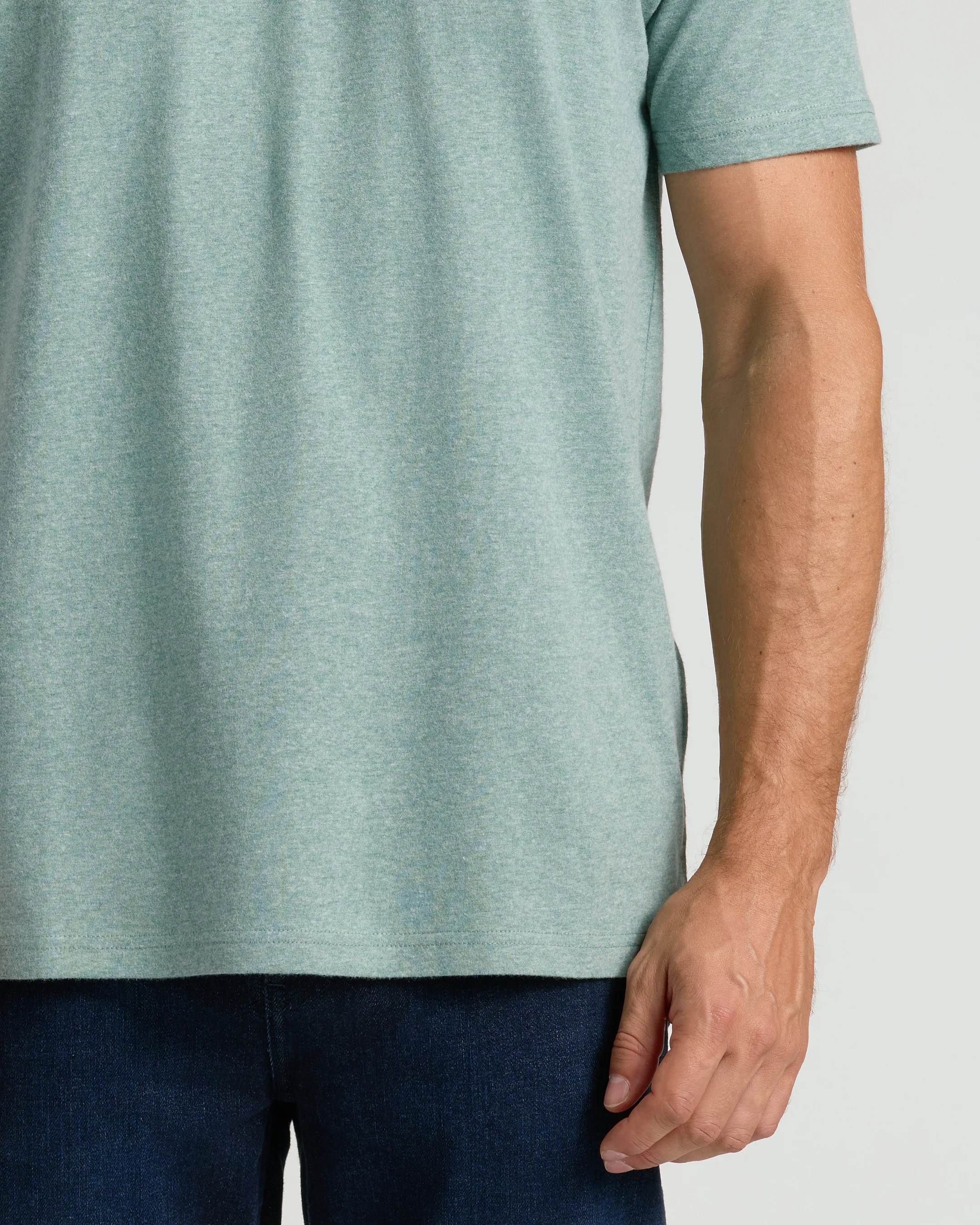Heather Balsam Classic Crew Neck - Image 6