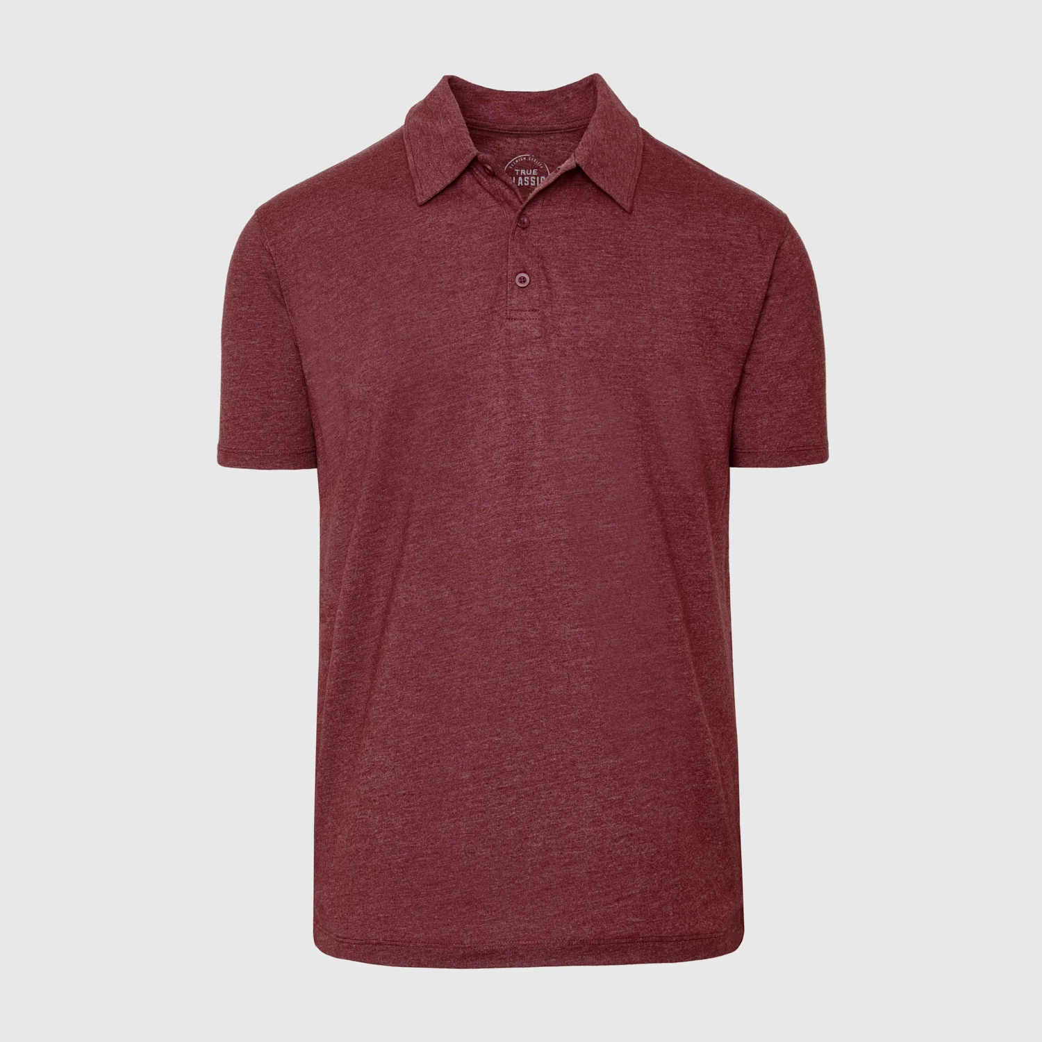 Heather Burgundy Classic Polo - Image 2