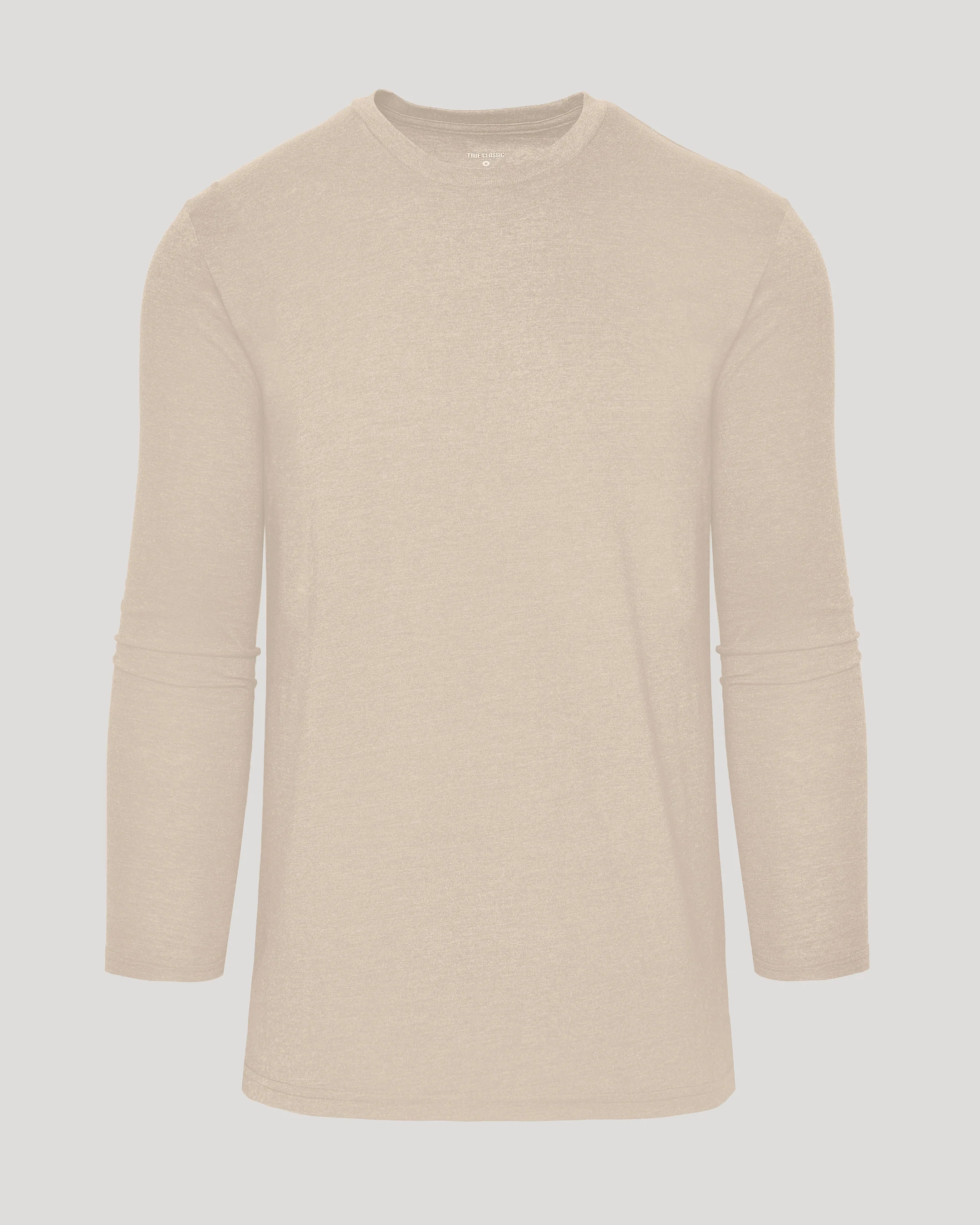 Heather Camel Tall Long Sleeve T-Shirt - Image 2