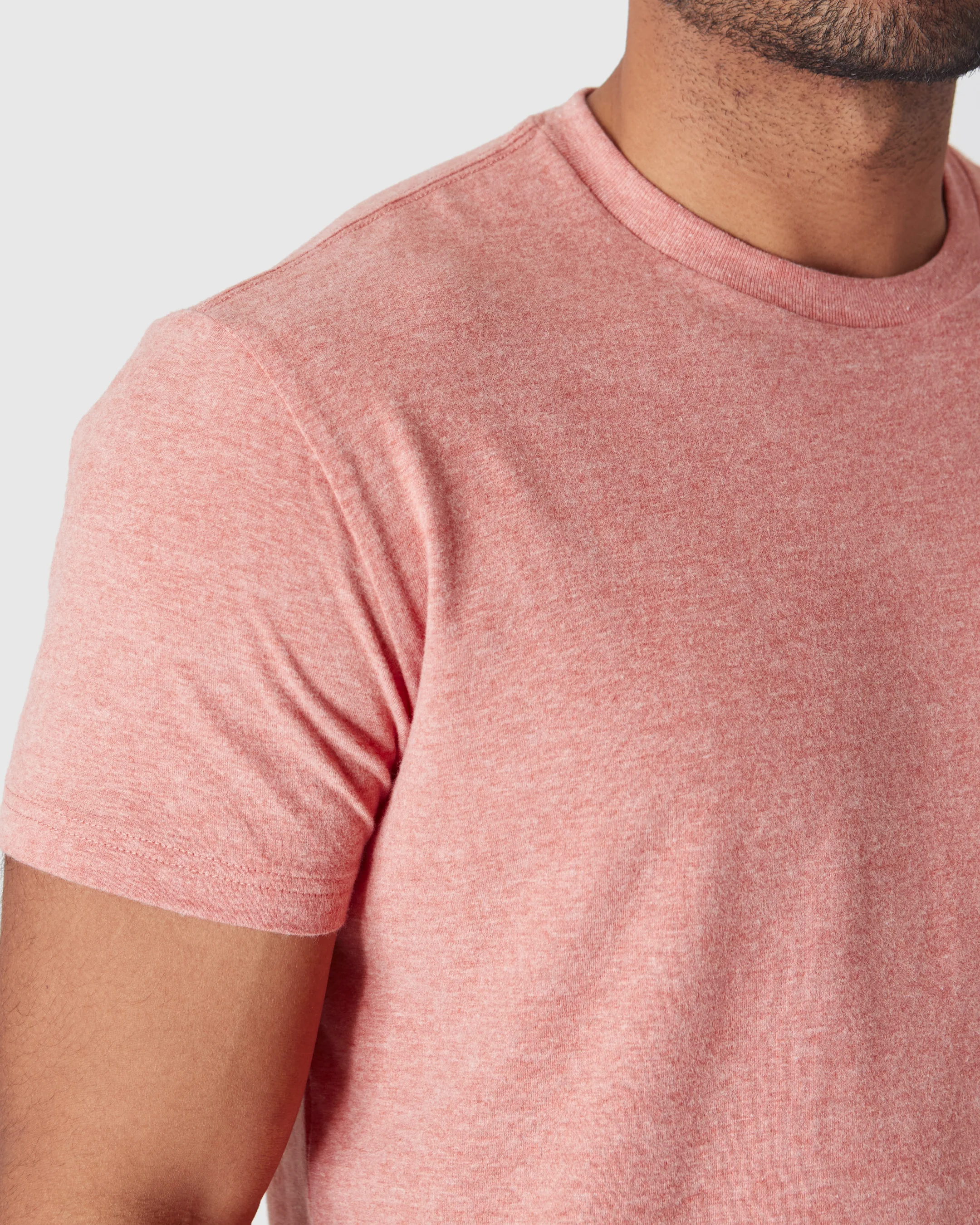 Heather Cayenne Classic Crew Neck - Image 5