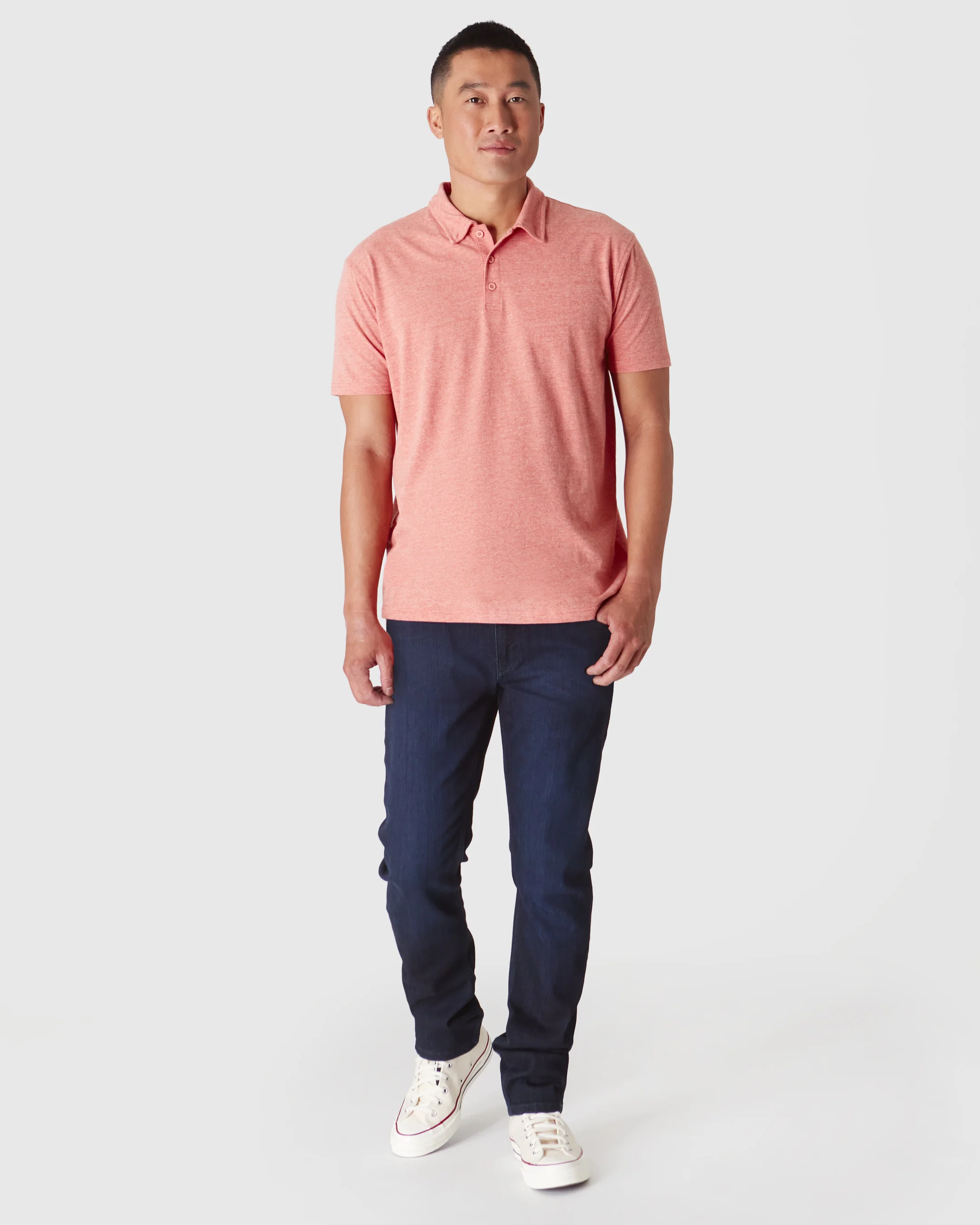 Heather Cayenne Classic Polo - Image 4