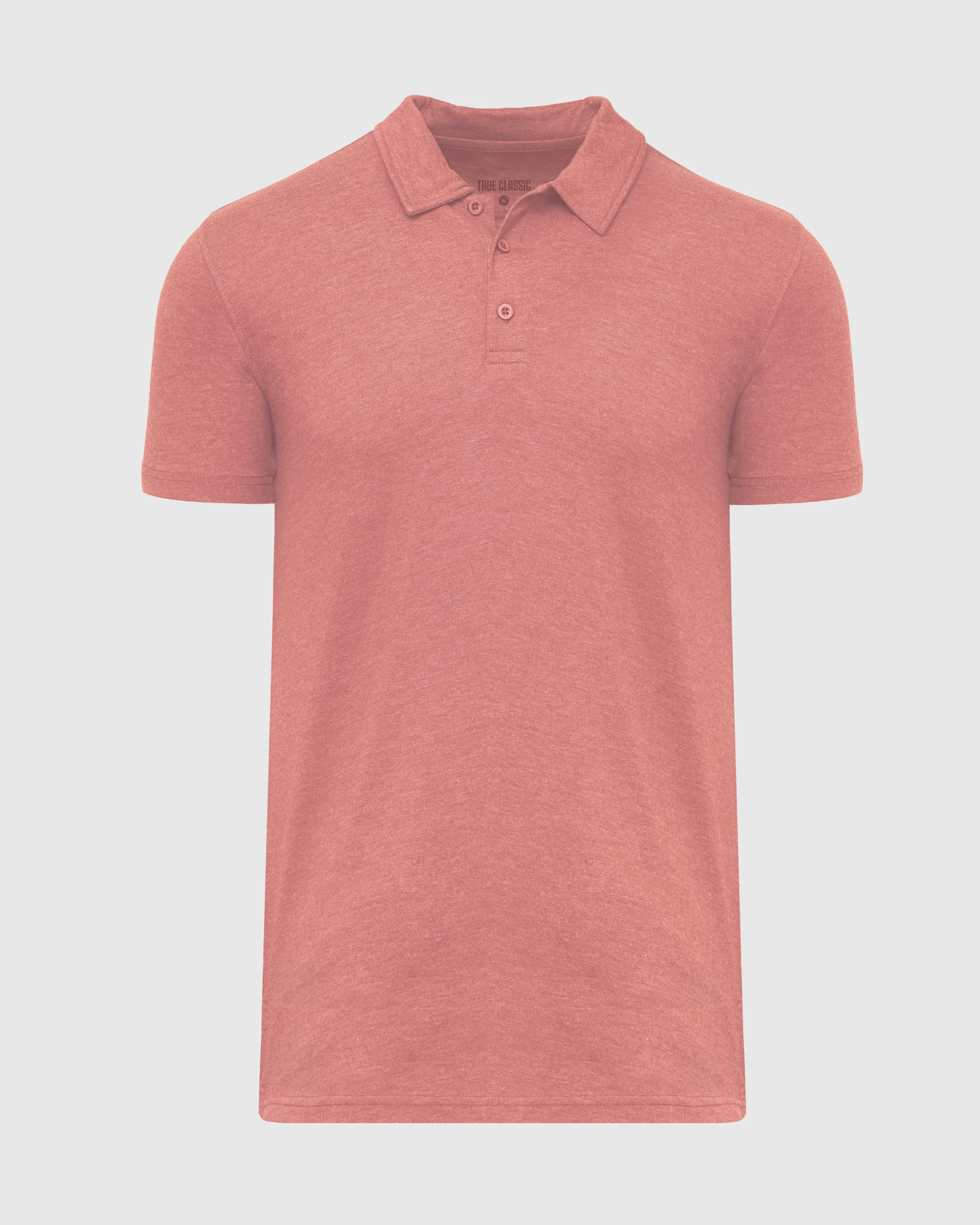 Heather Cayenne Short Sleeve Tall Polo - Image 2