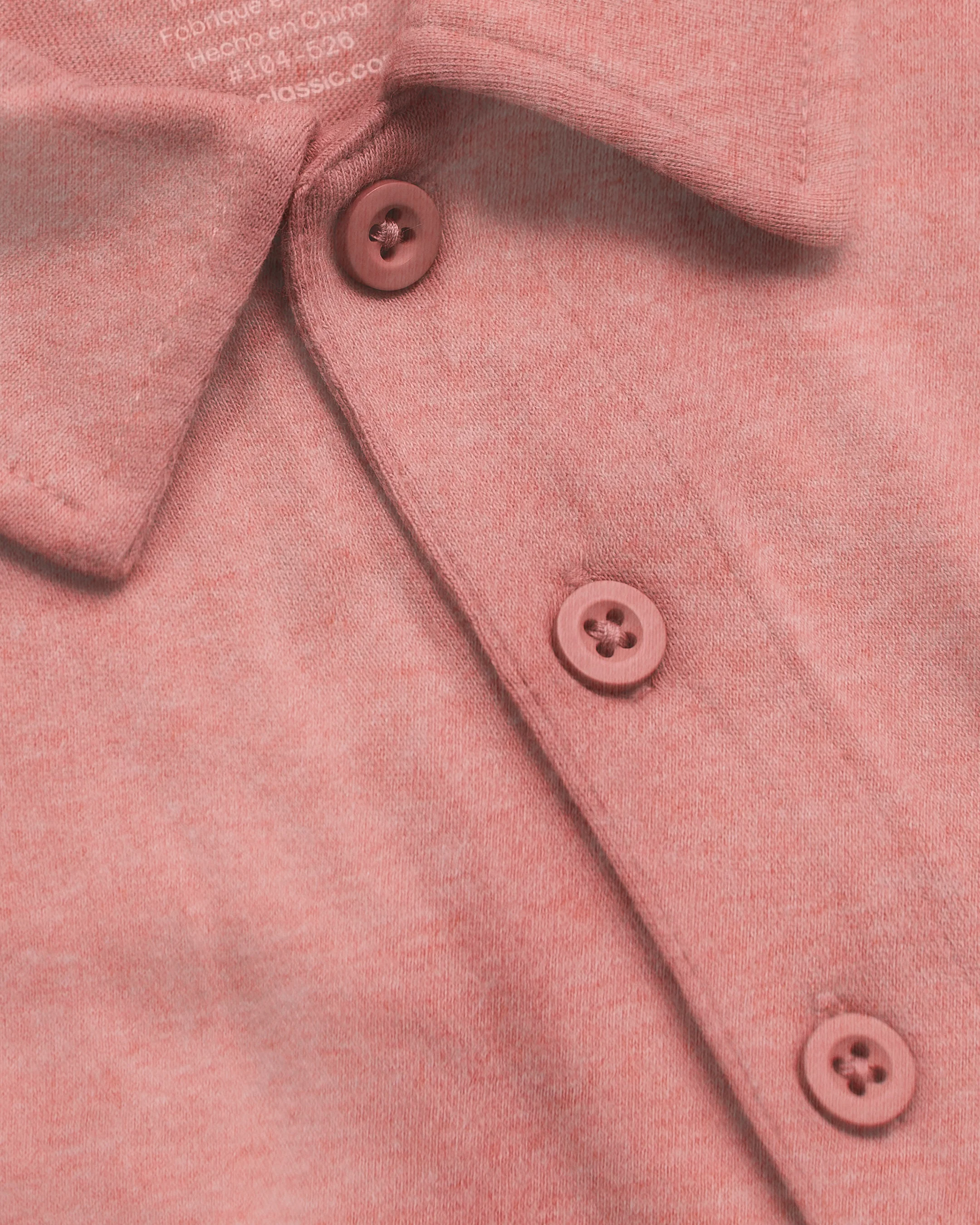 Heather Cayenne Short Sleeve Tall Polo - Image 4