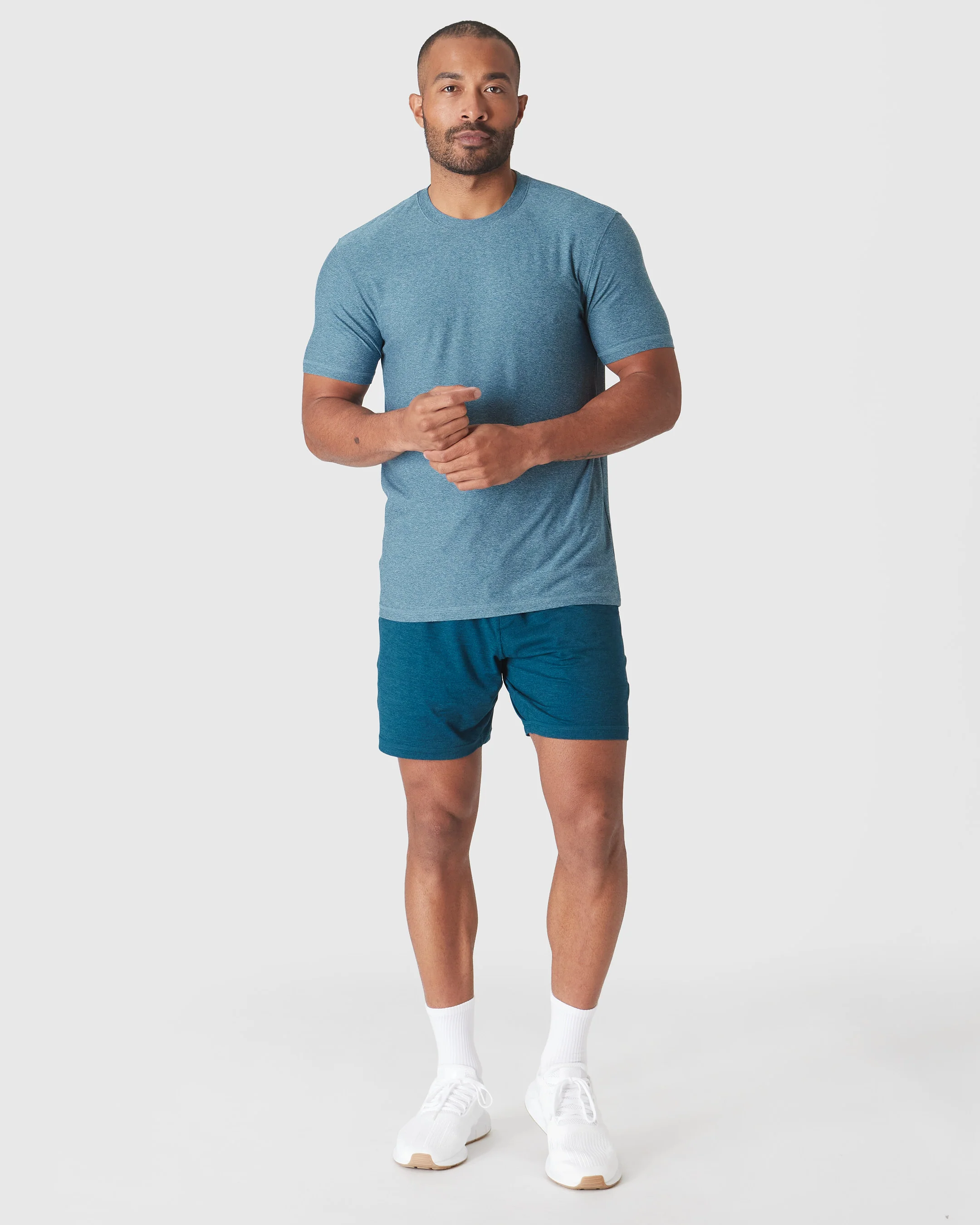 Heather Centurion Short Sleeve Active Crew Neck - Image 5