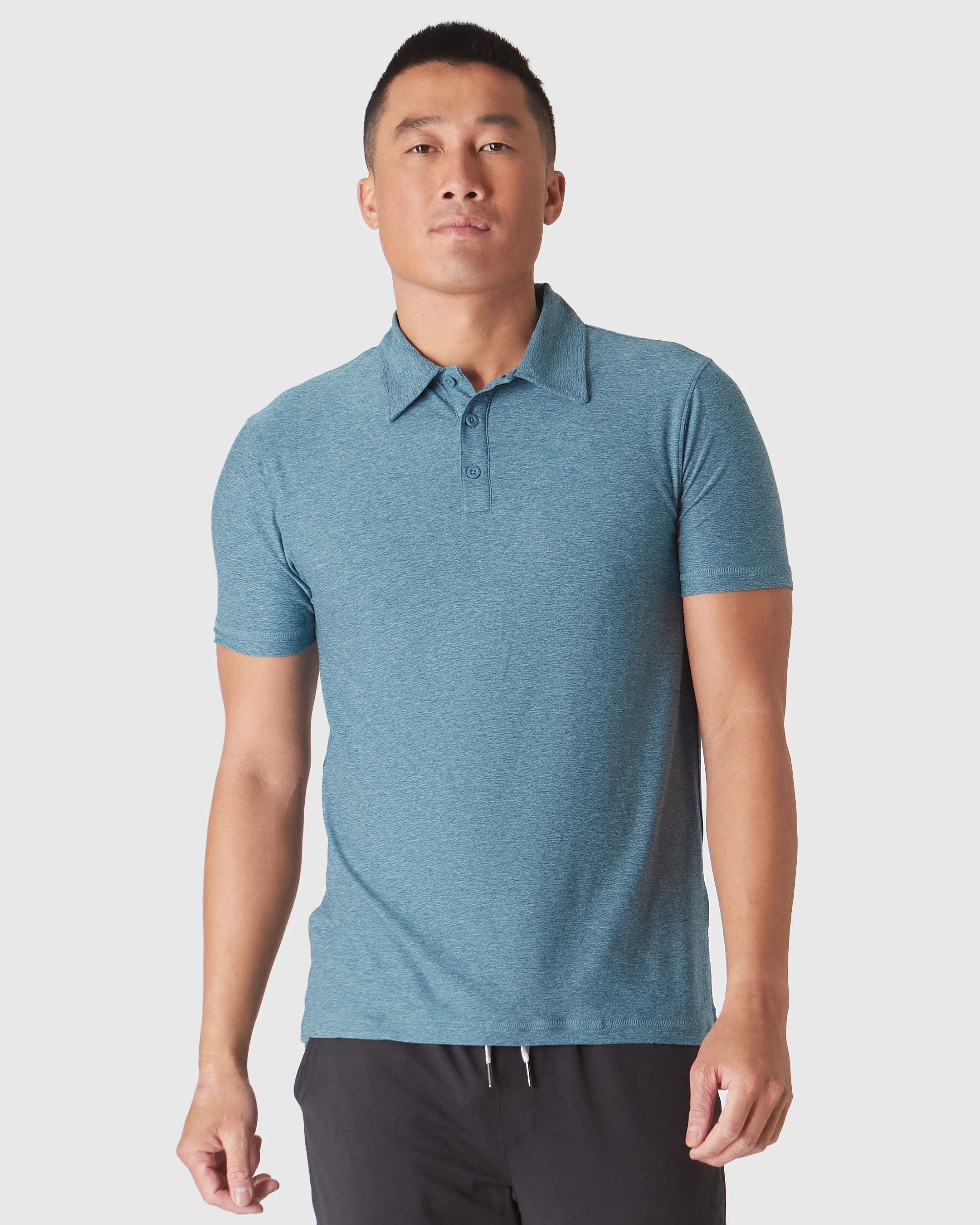 Heather Centurion Short Sleeve Active Polo