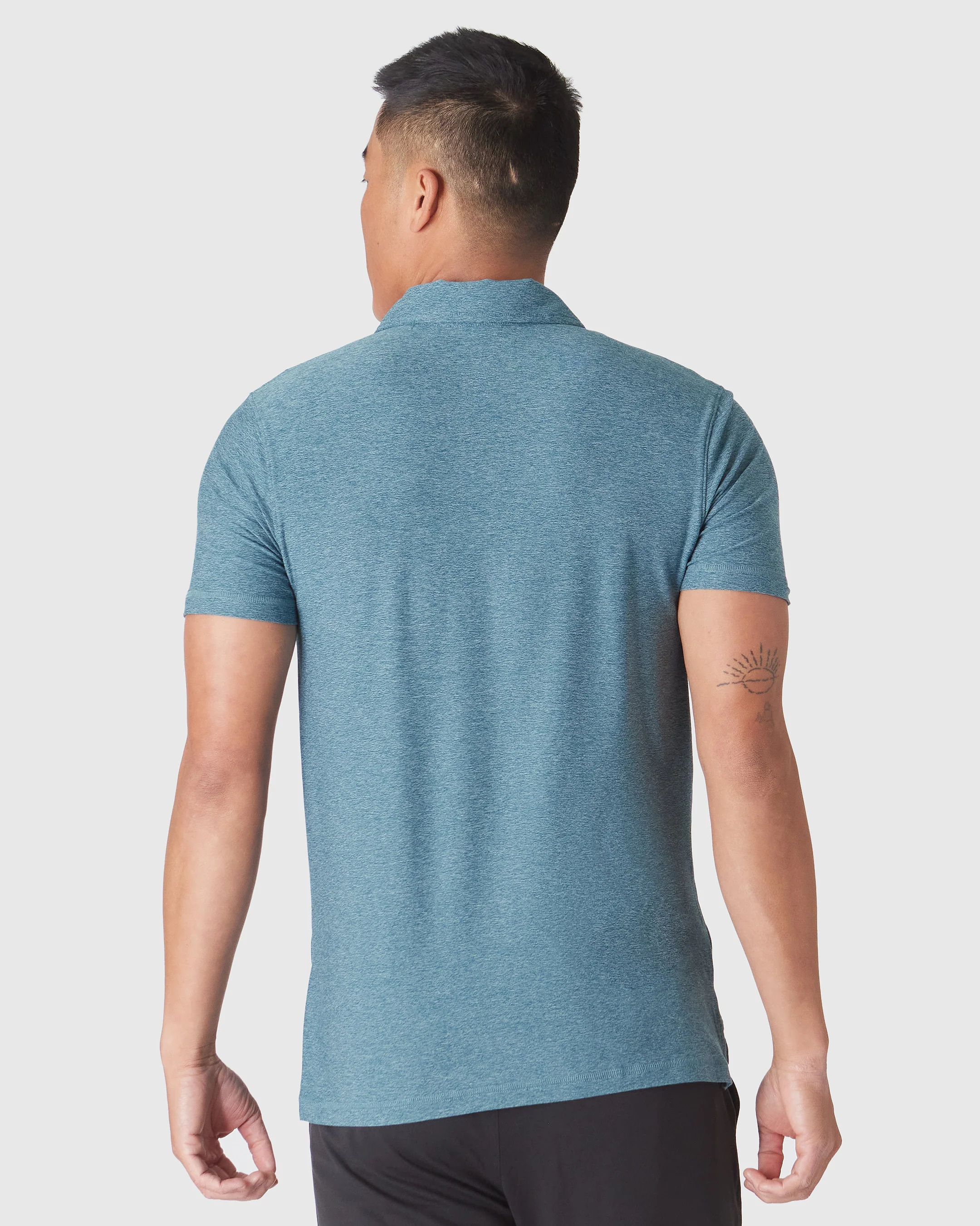 Heather Centurion Short Sleeve Active Polo - Image 3