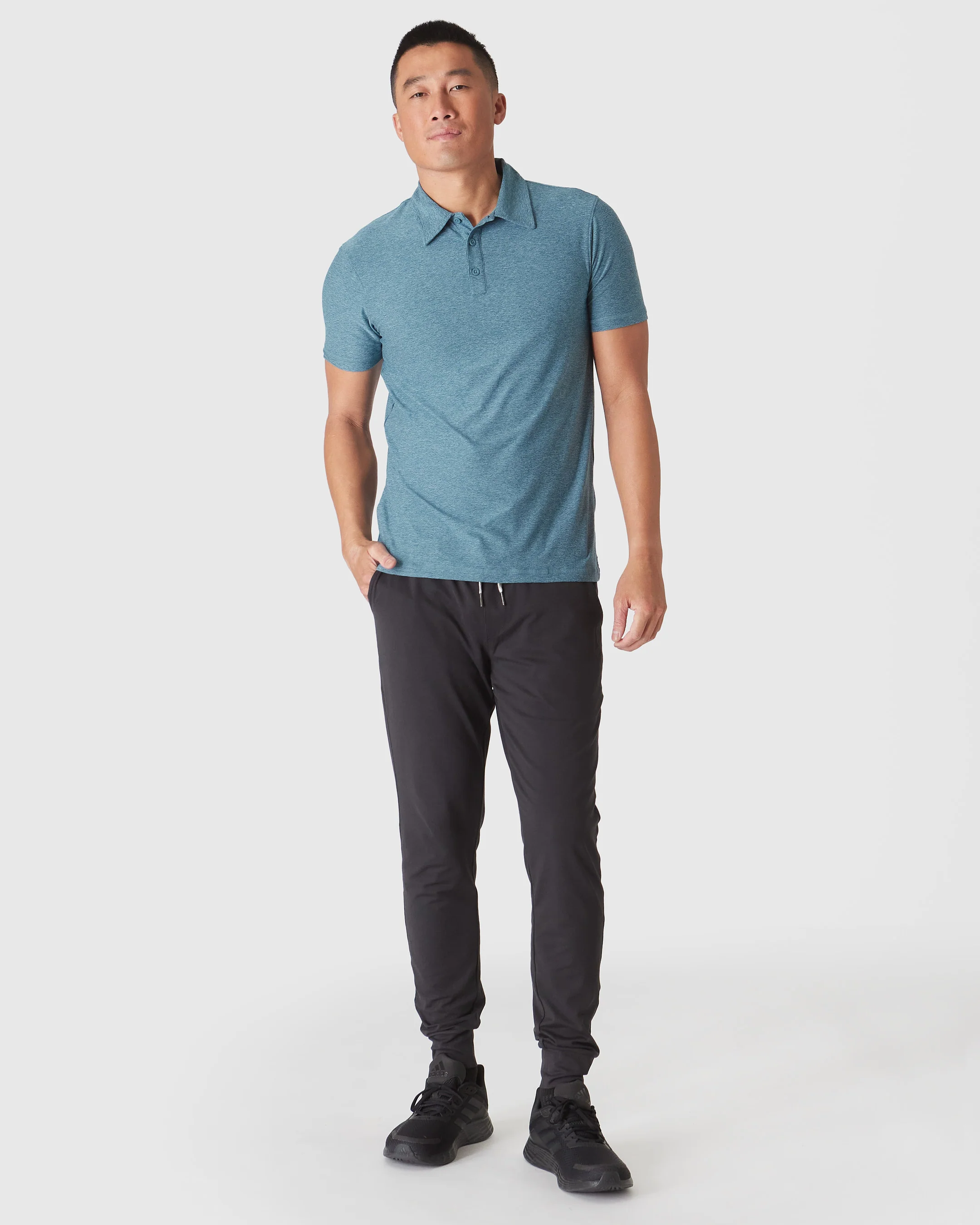 Heather Centurion Short Sleeve Active Polo - Image 4