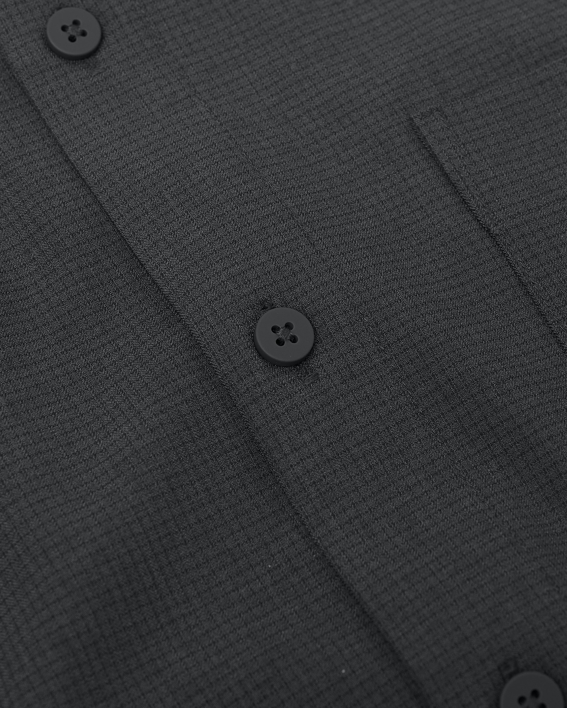 Heather Charcoal Short Sleeve Ripstop Commuter Shirt - Image 6