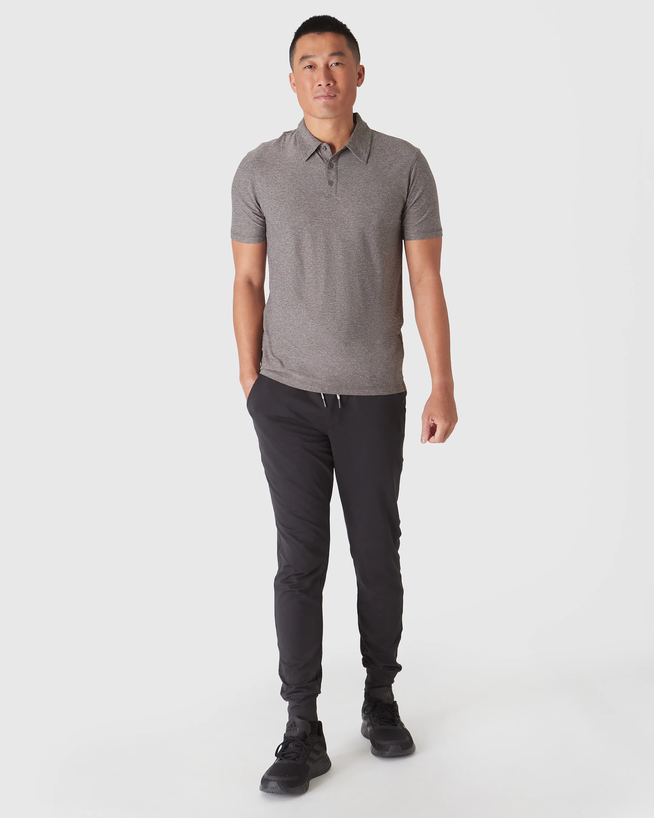 Heather Cocoa Active Polo 2.0 - Image 4