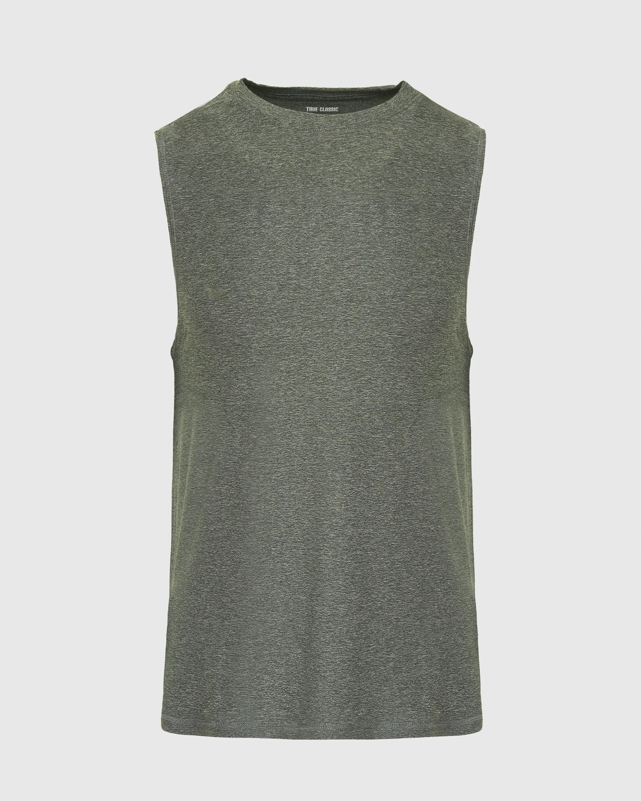 Heather Forest Sleeveless Active Muscle Tee - Image 2
