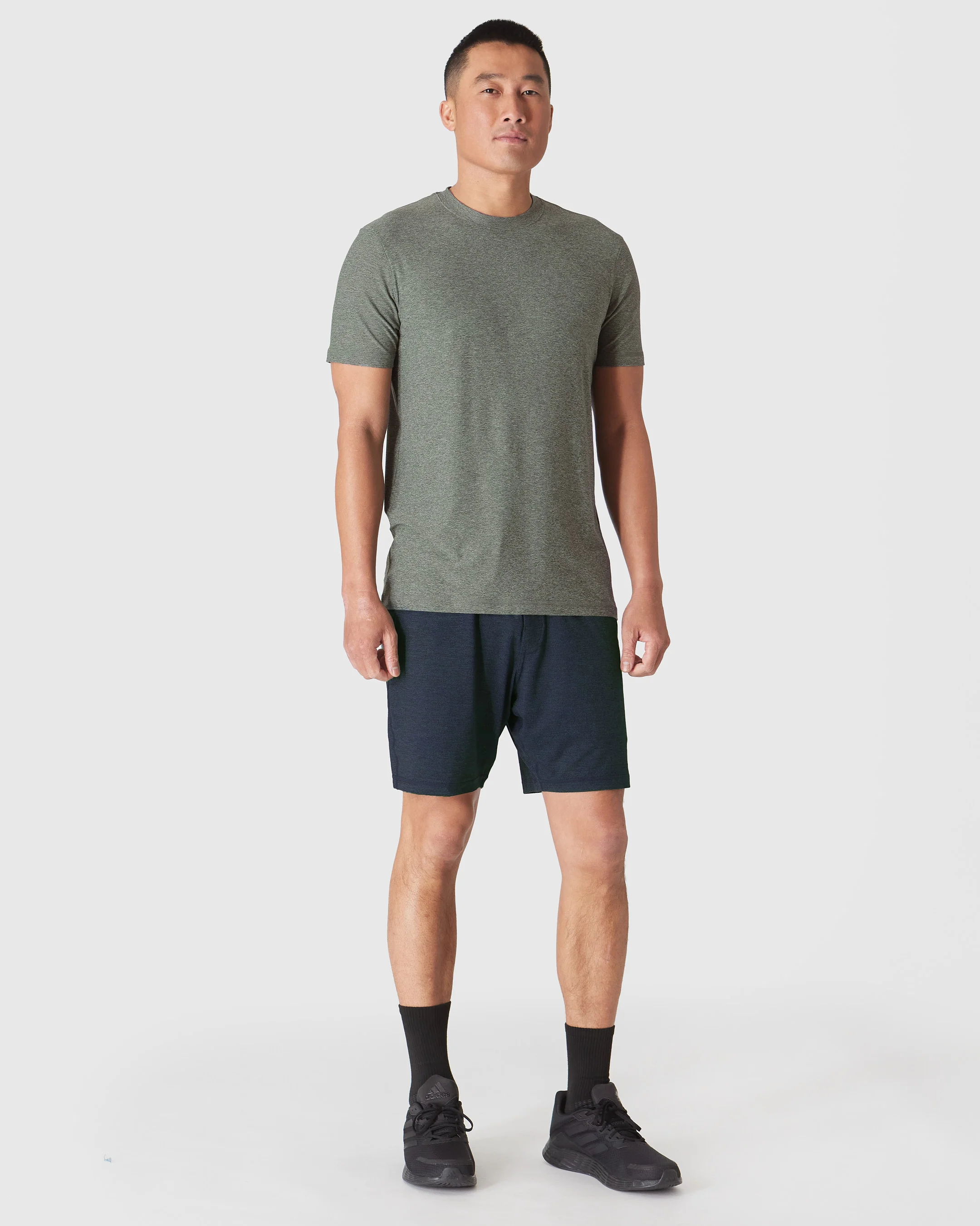 Heather Forest Short Sleeve Active Crew Neck - Image 4