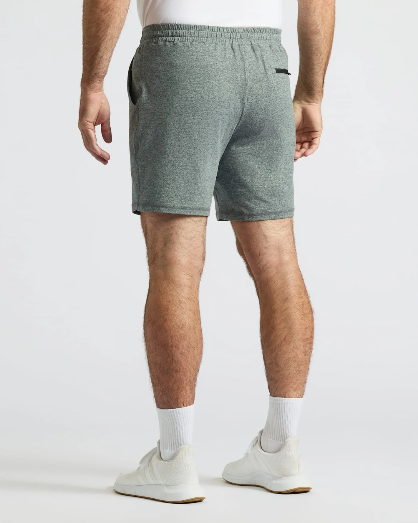 Heather Gray Active Comfort Shorts - Image 5