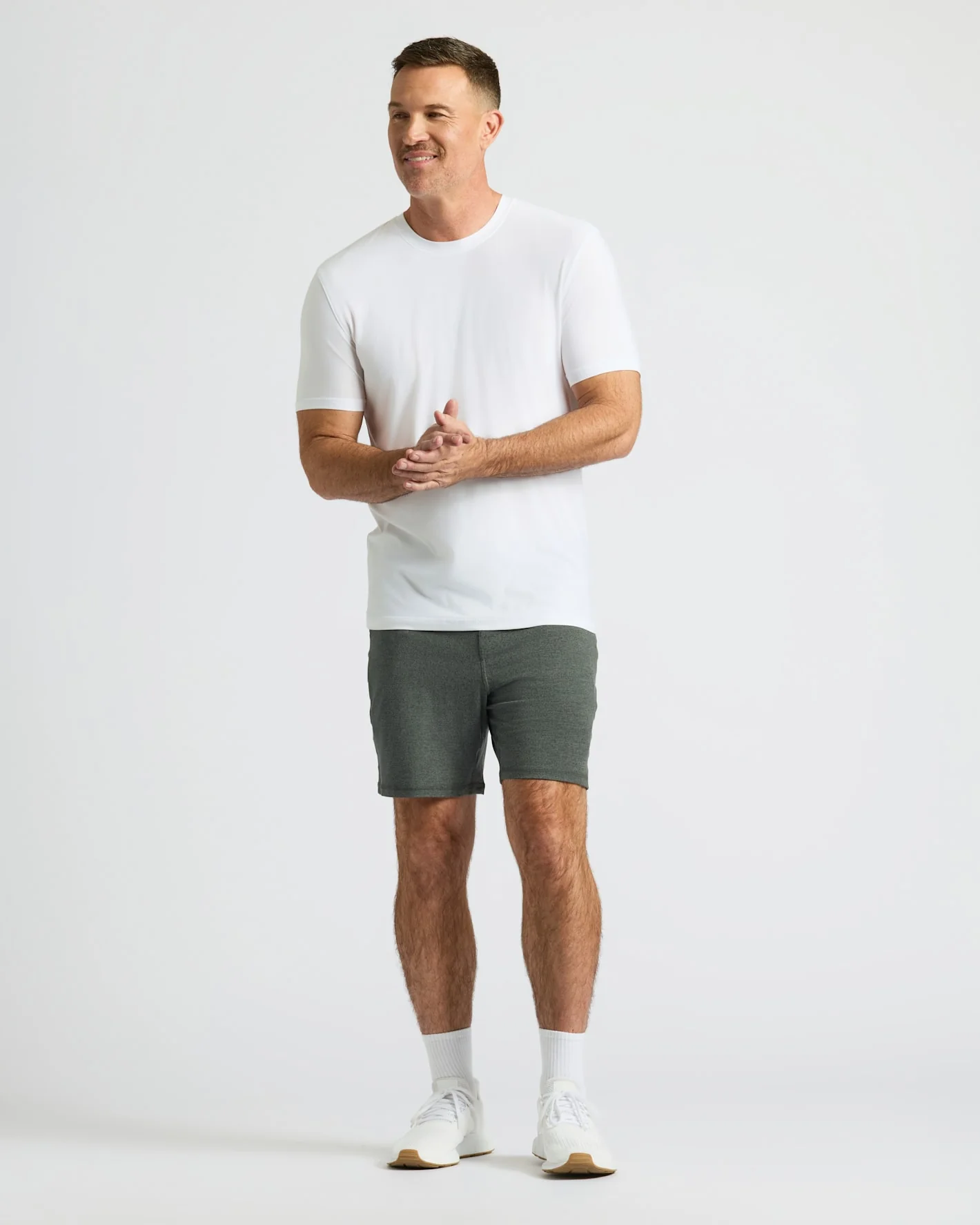 Charcoal Heather Gray Active Comfort Shorts - Image 4