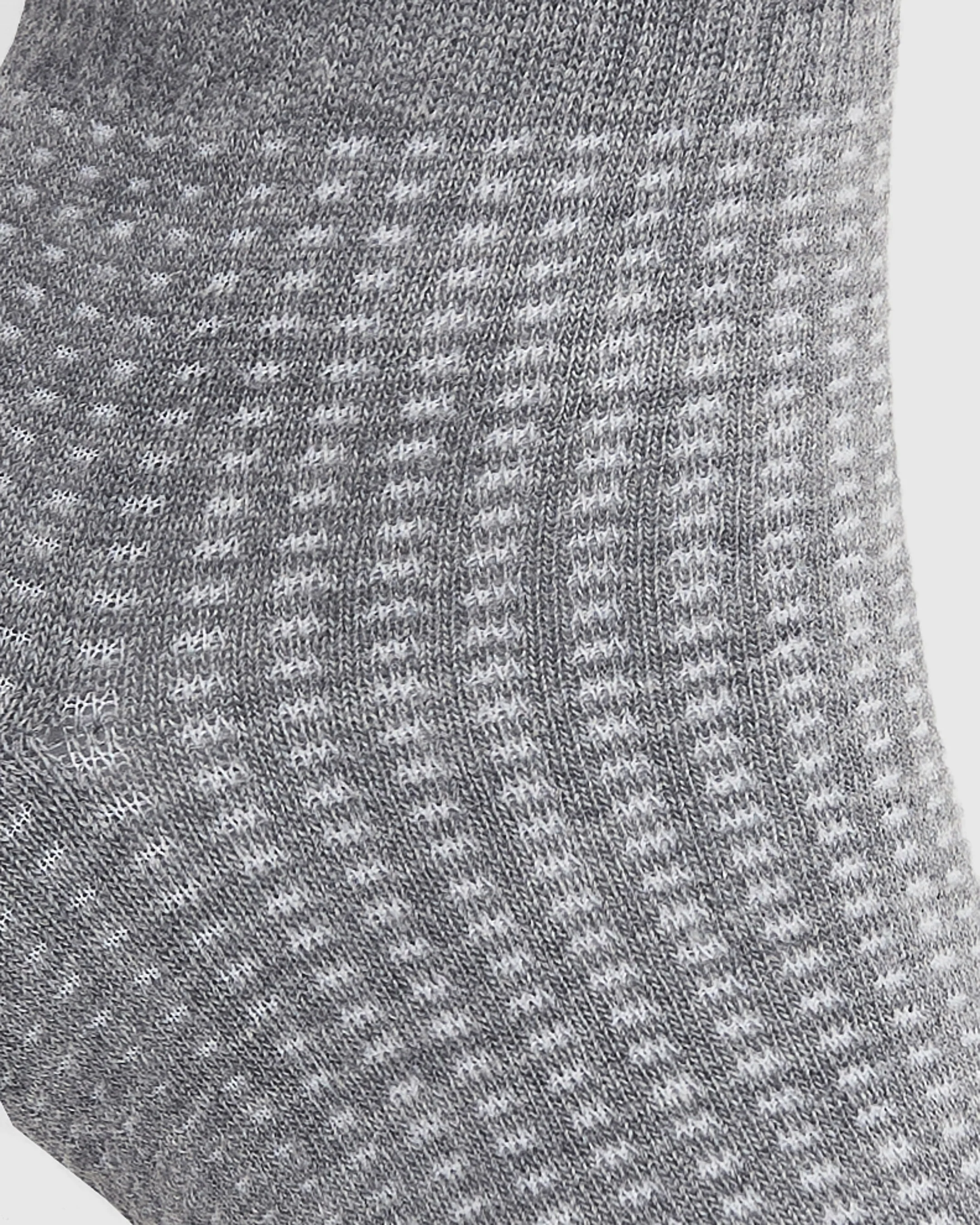 Heather Gray Active Crew Socks 3-Pack - Image 5