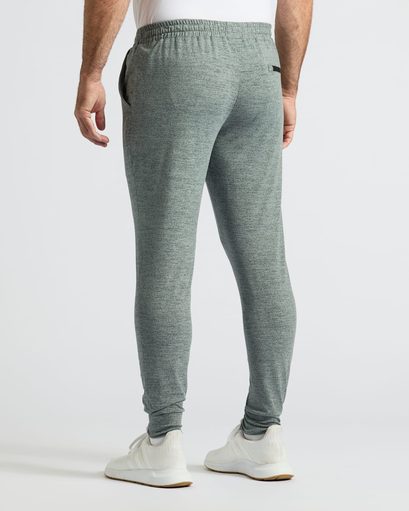 Heather Gray Active Joggers - Image 4