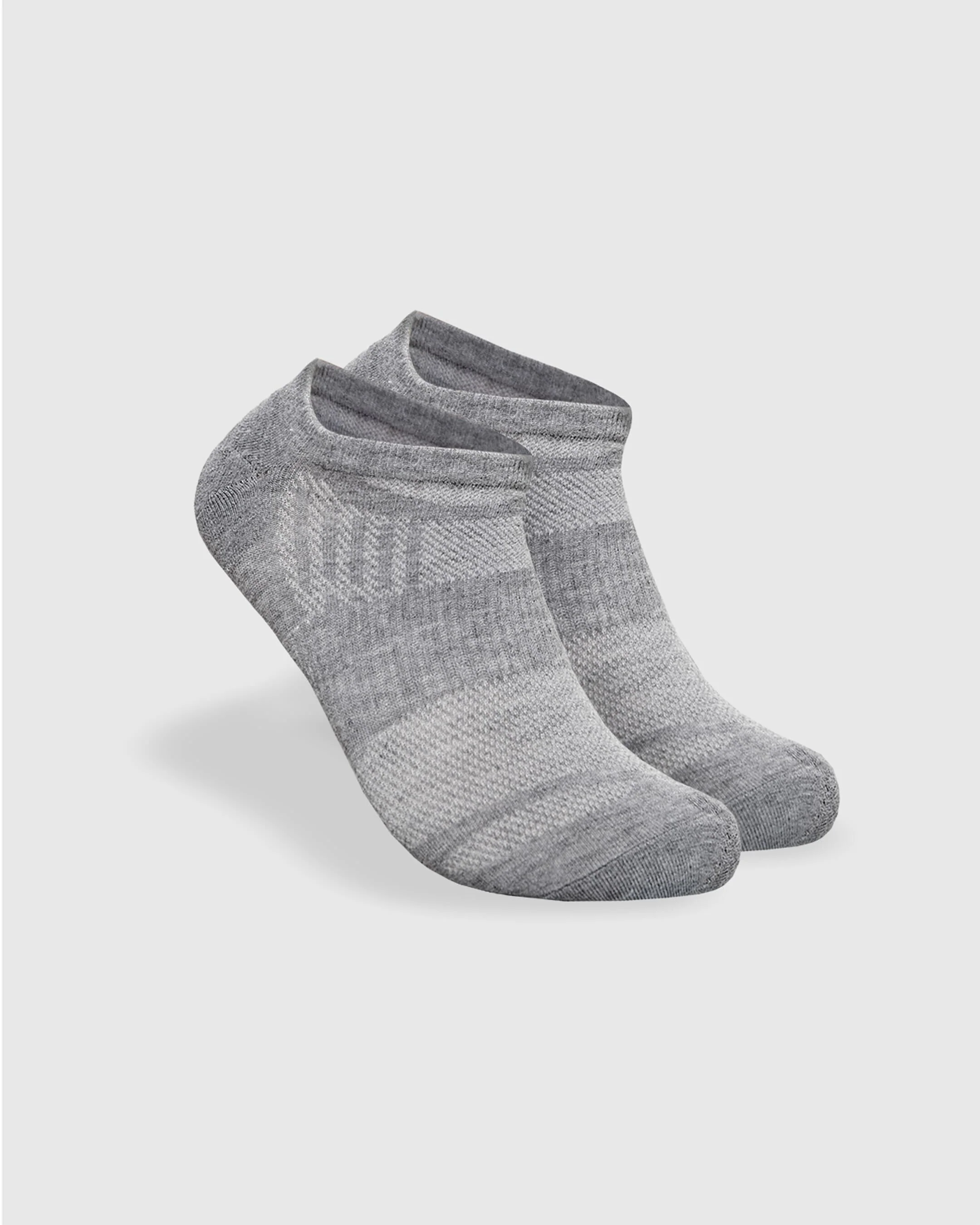 Heather Gray Ankle Sock Single - Image 2