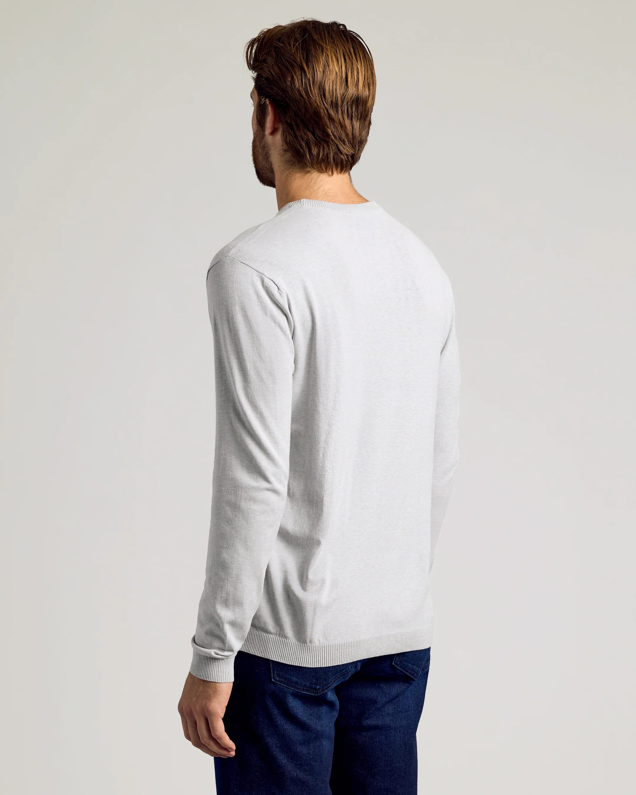 Heather Gray & Fiord Dressy Crew Neck Sweater 2-Pack - Image 4