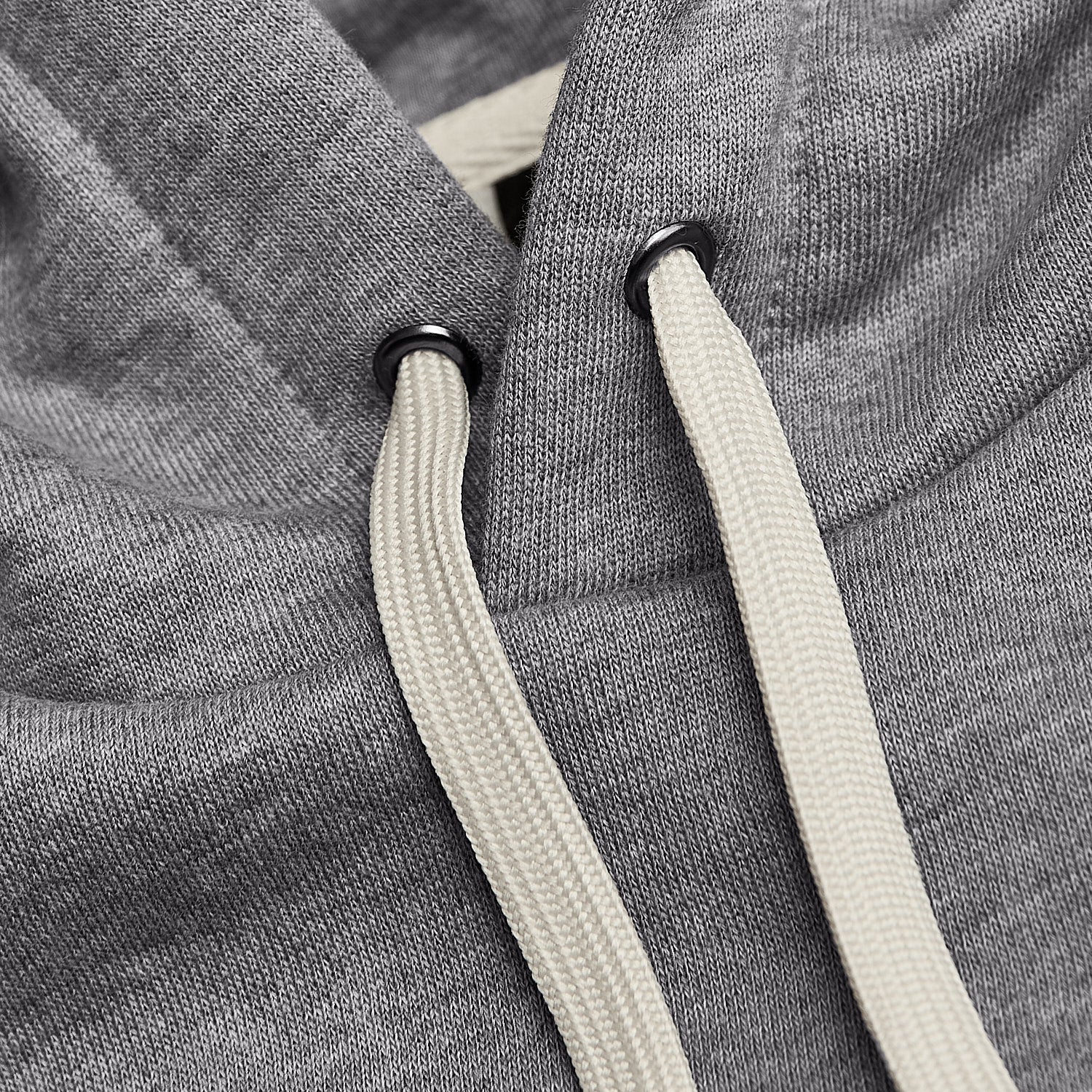 Heather Gray Fleece French Terry Pullover Hoodie - Image 8