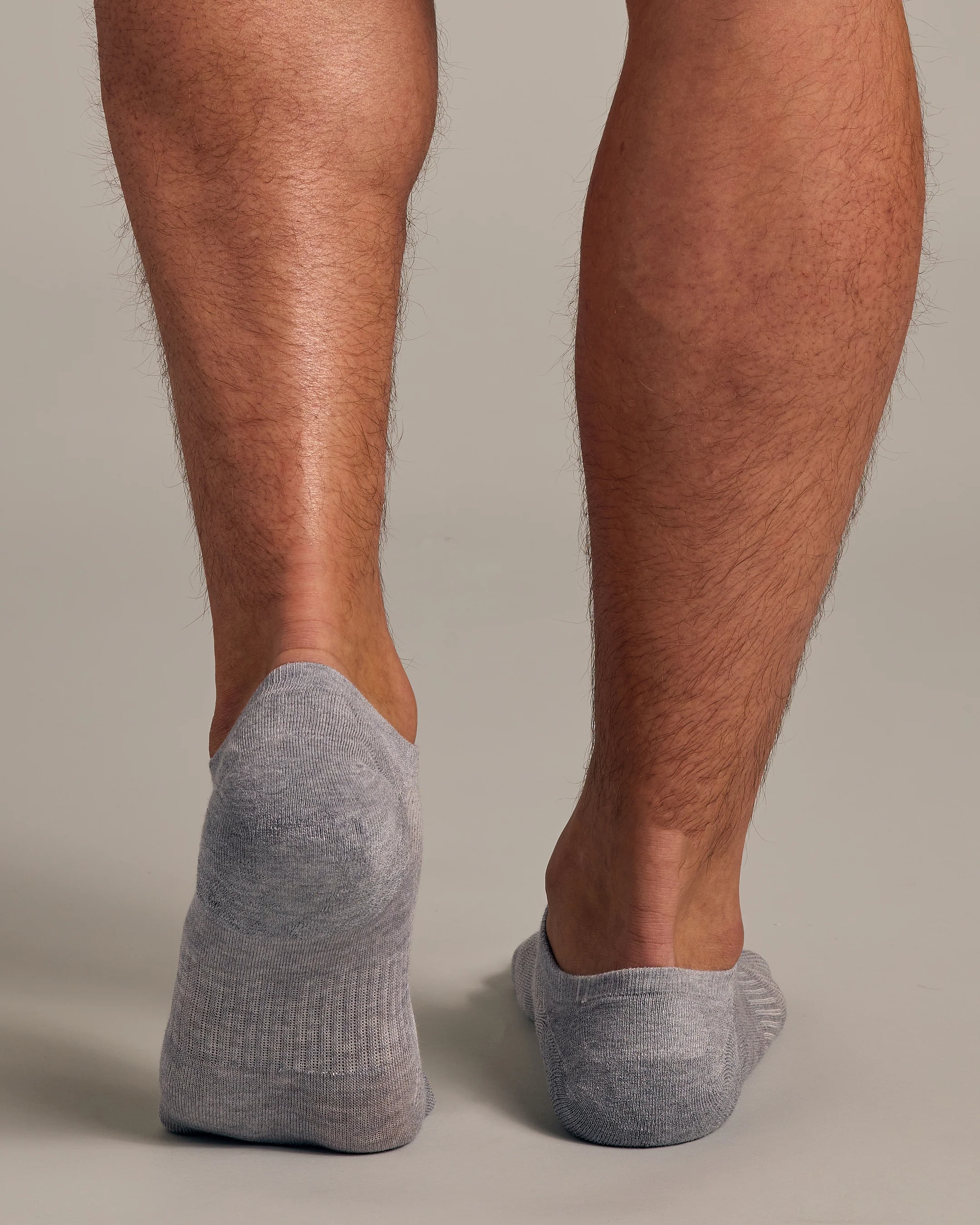 Heather Gray No Show Socks 3-Pack - Image 4