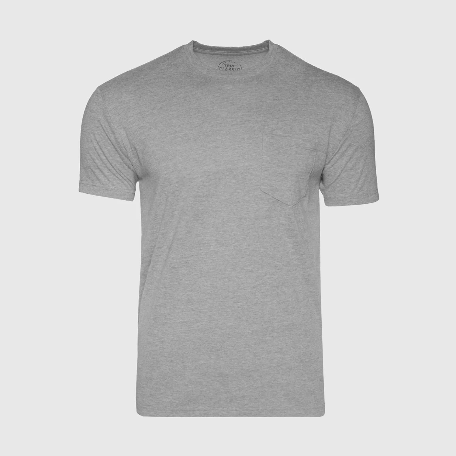 Heather Gray Pocket Crew Tee - Image 2