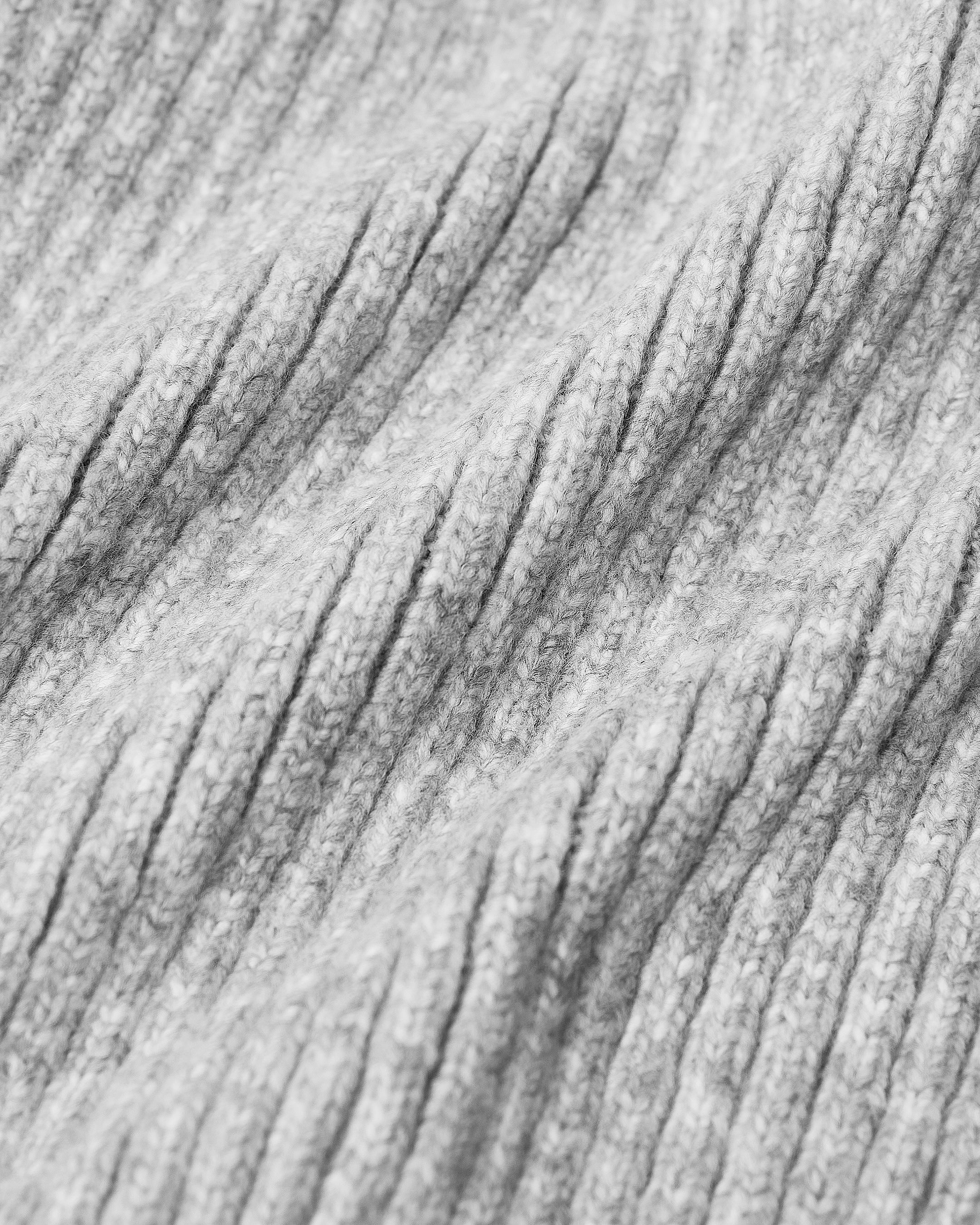 Heather Gray Sweater Scarf - Image 5