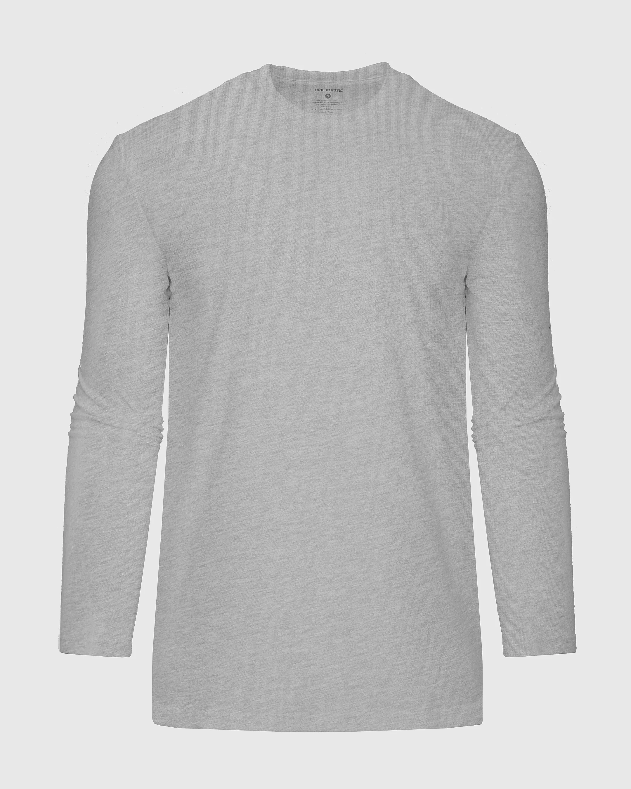 Heather Gray Tall Long Sleeve T-Shirt - Image 2