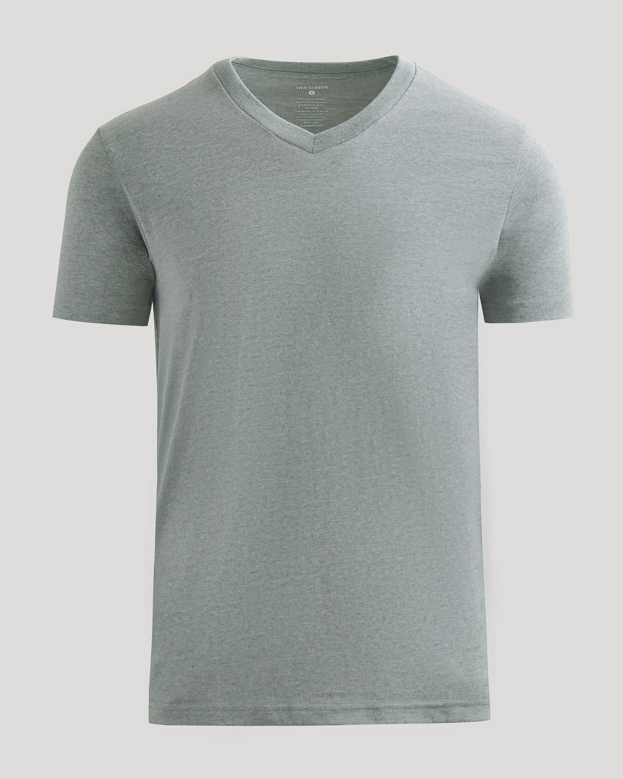 Heather Gray Classic V-Neck - Image 2