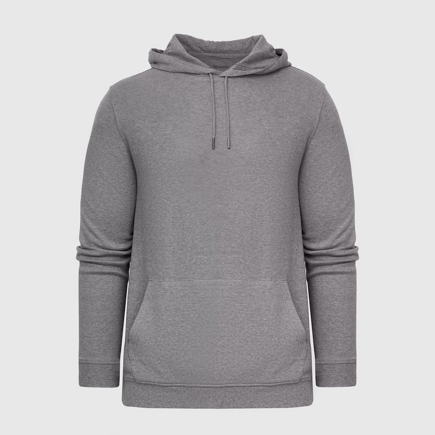 Heather Gray Waffle Hoodie - Image 2