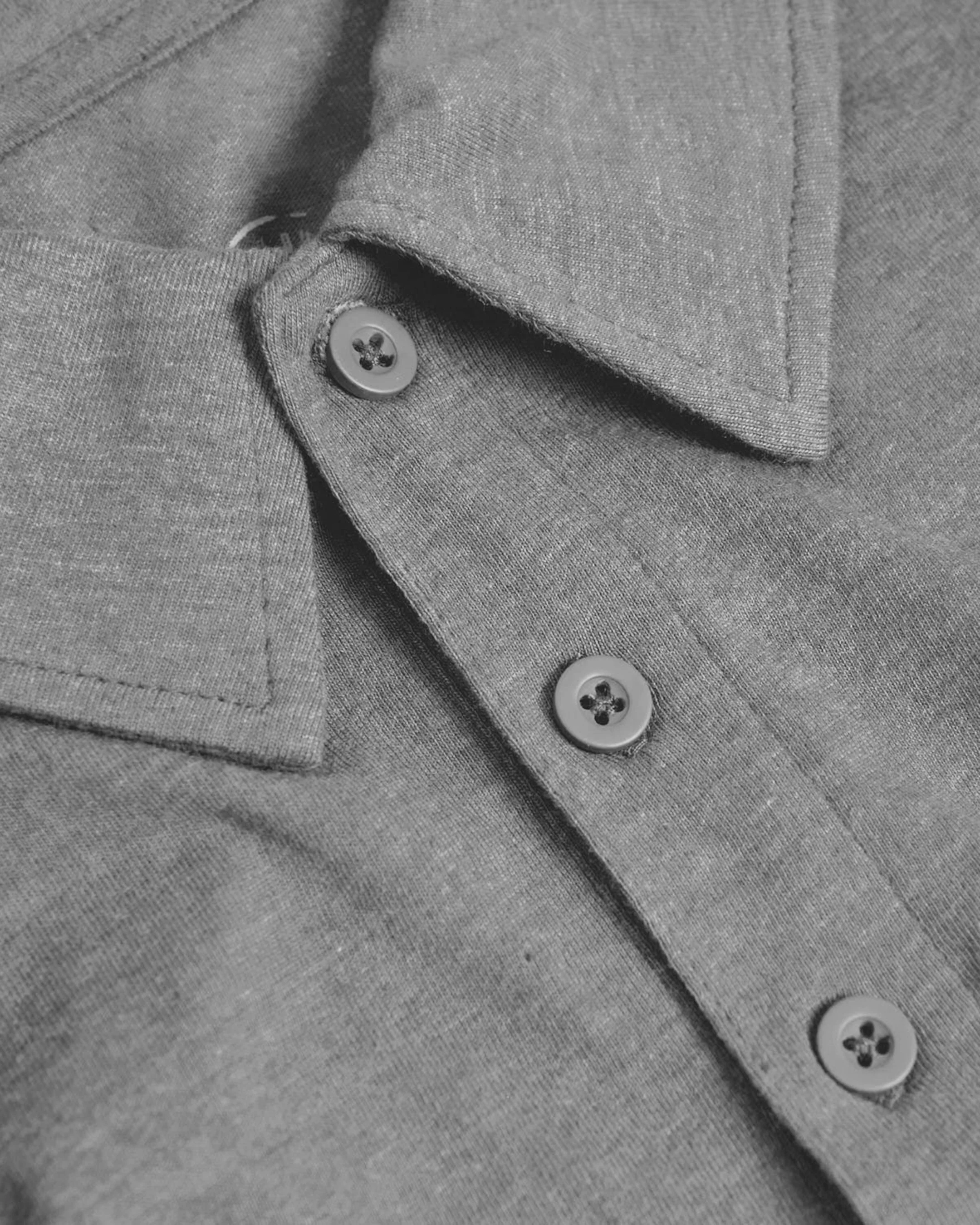 Heather Gray Short Sleeve Tall Polo - Image 7