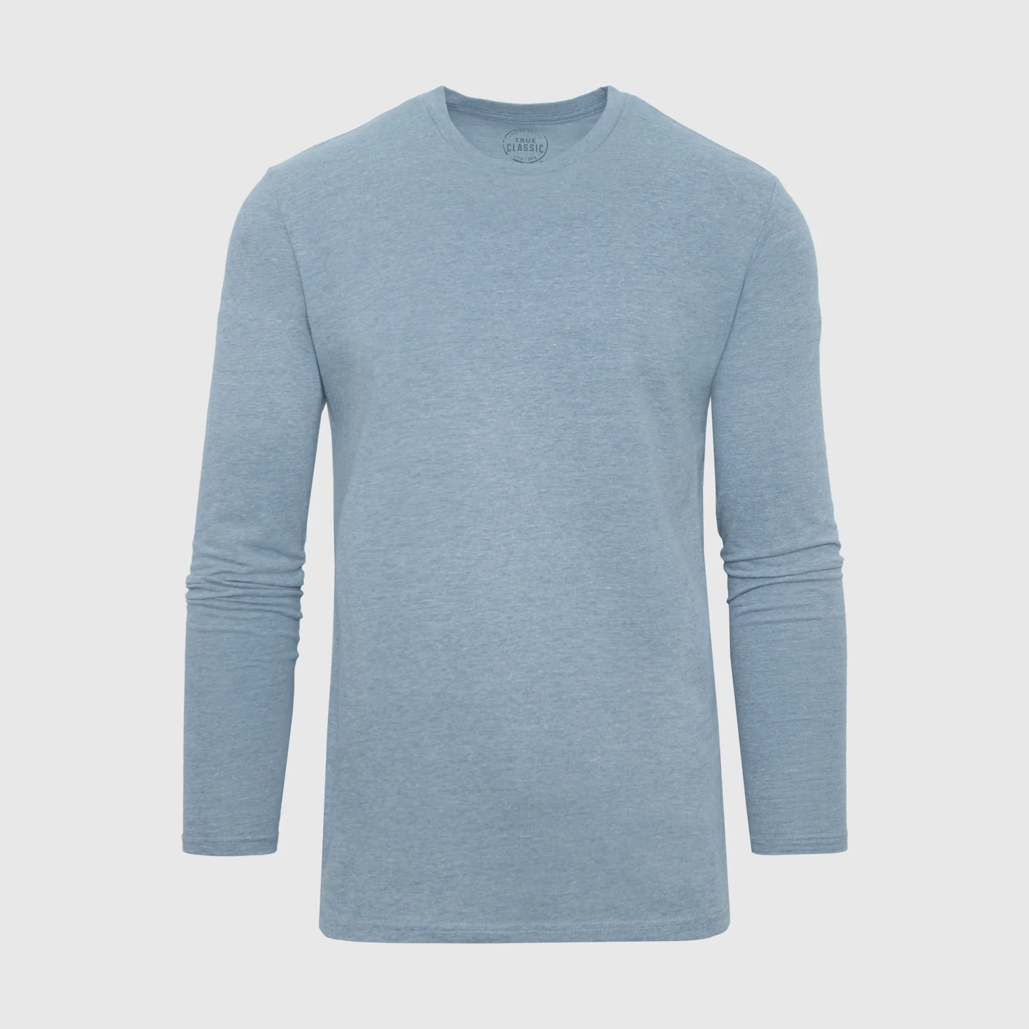 Heather Indigo Classic Long Sleeve Crew Neck - Image 2
