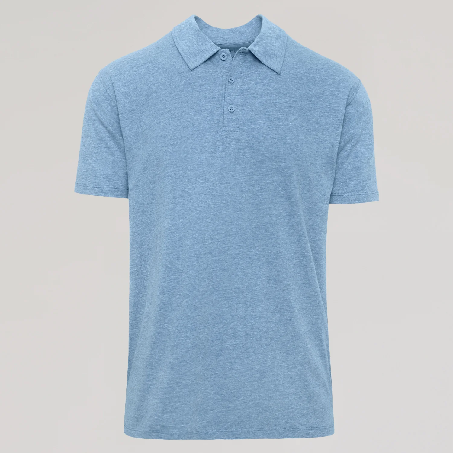 Heather Indigo Classic Polo - Image 2