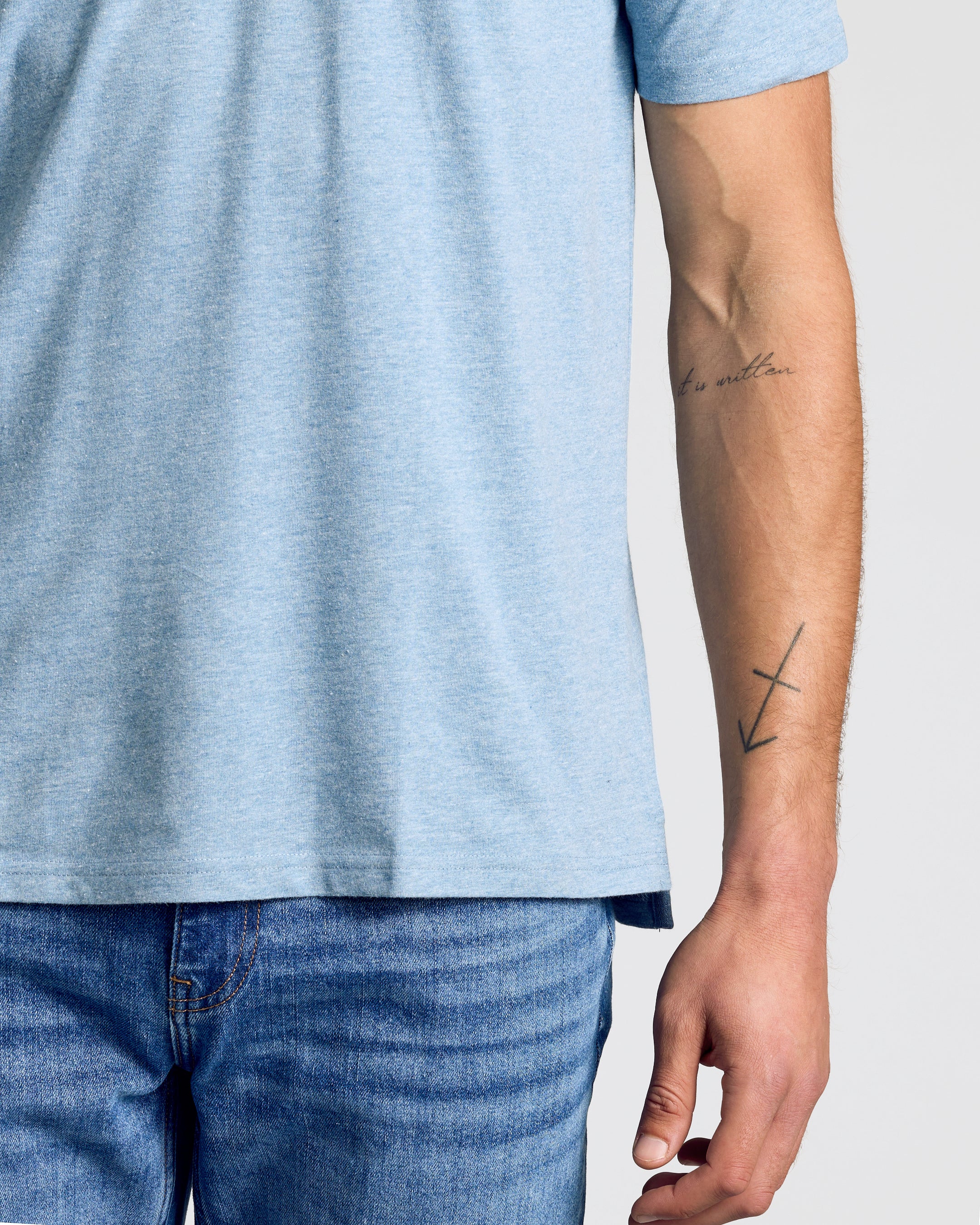 Heather Indigo Classic Polo - Image 5