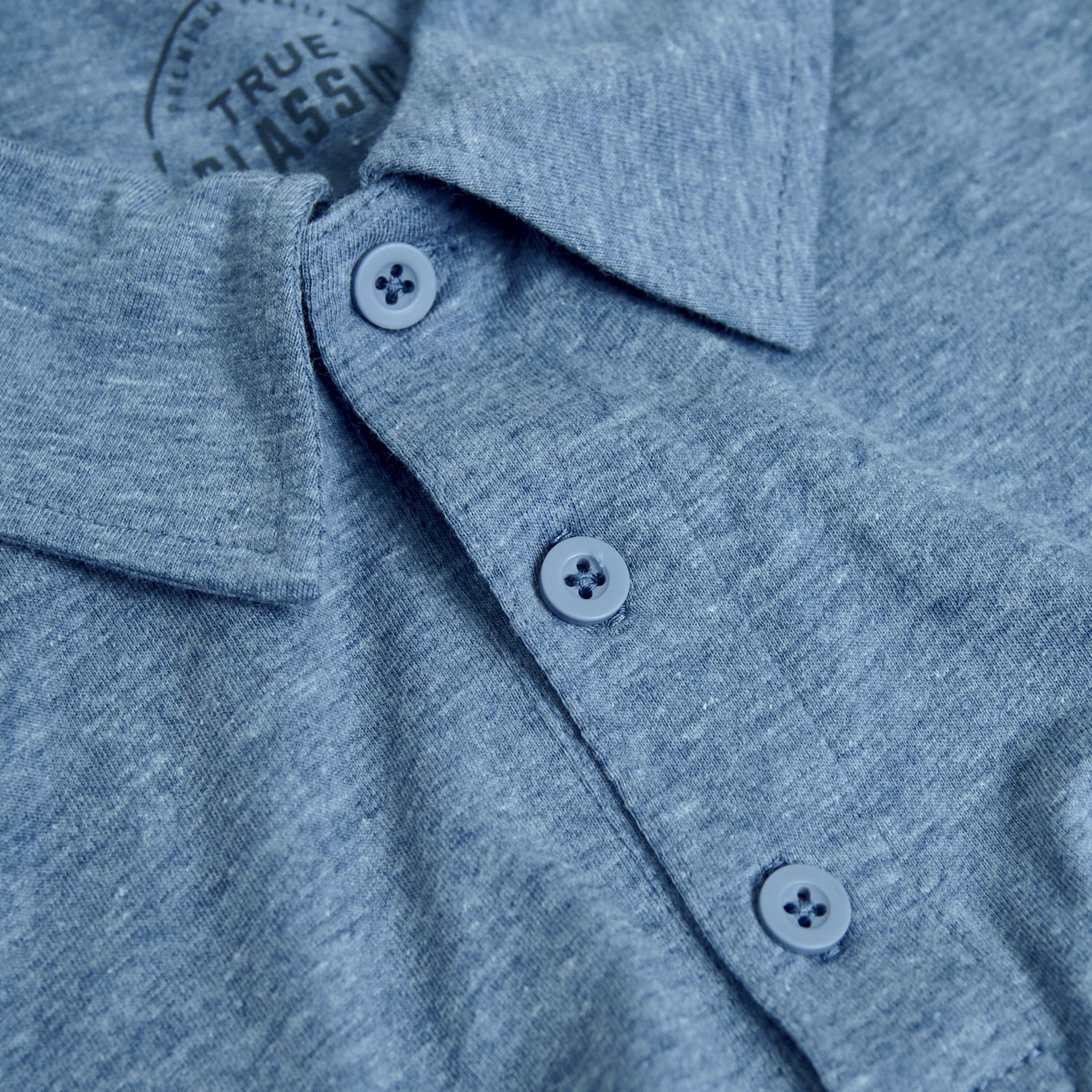 Heather Indigo Classic Polo - Image 7