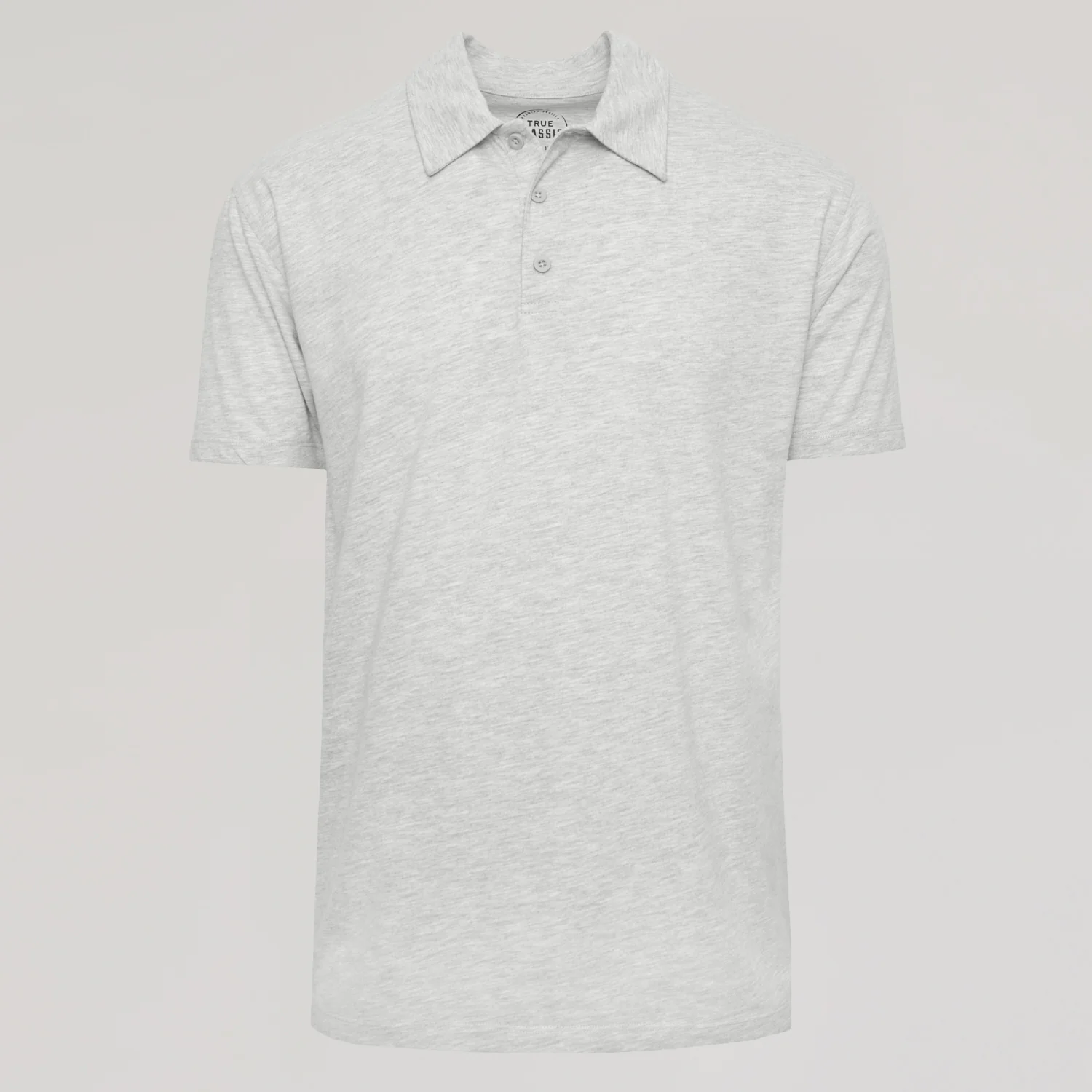 Light Heather Gray Classic Polo - Image 2