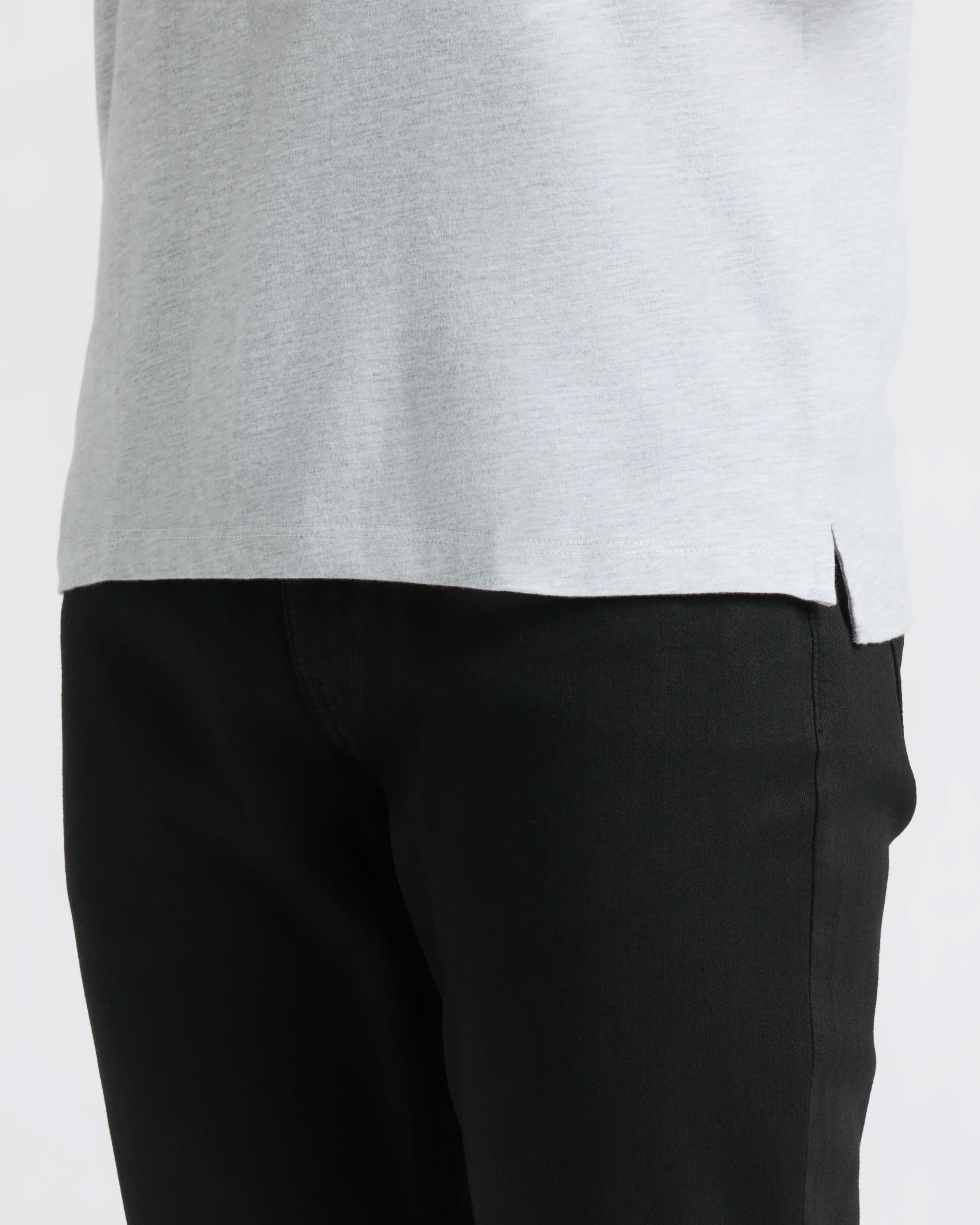 Light Heather Gray Classic Polo - Image 7
