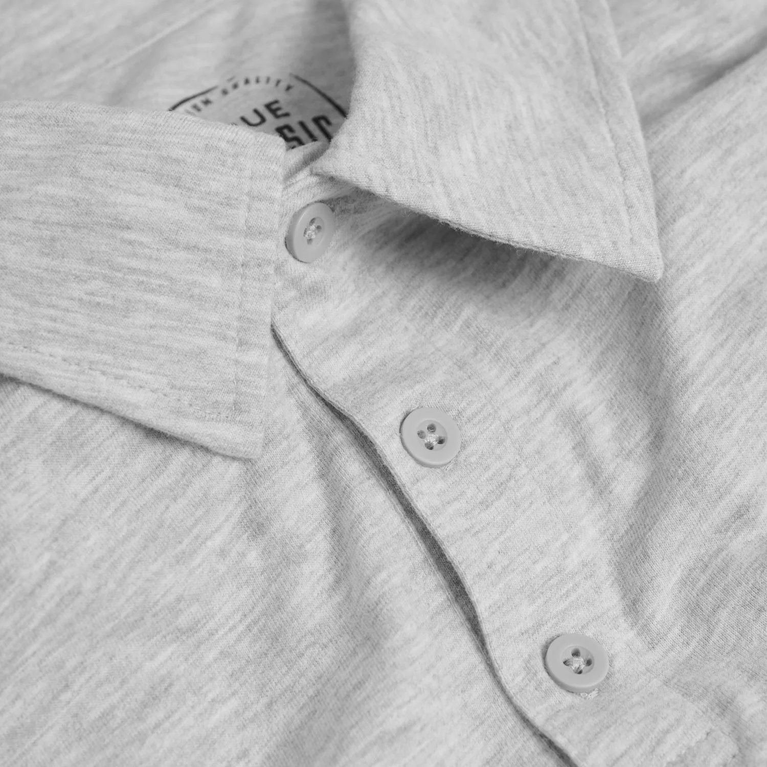 Light Heather Gray Classic Polo - Image 8