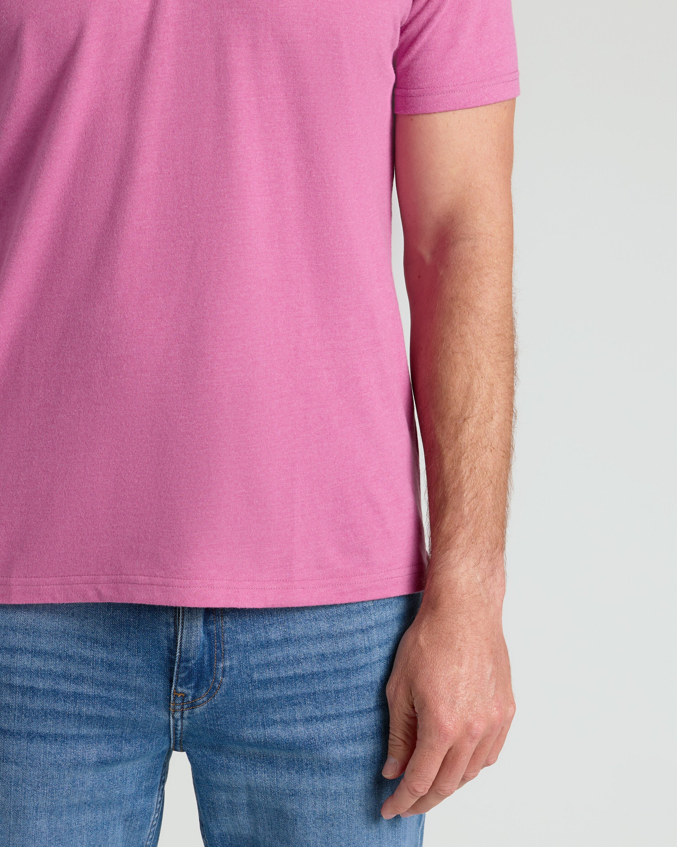 Heather Magenta Classic Polo - Image 6