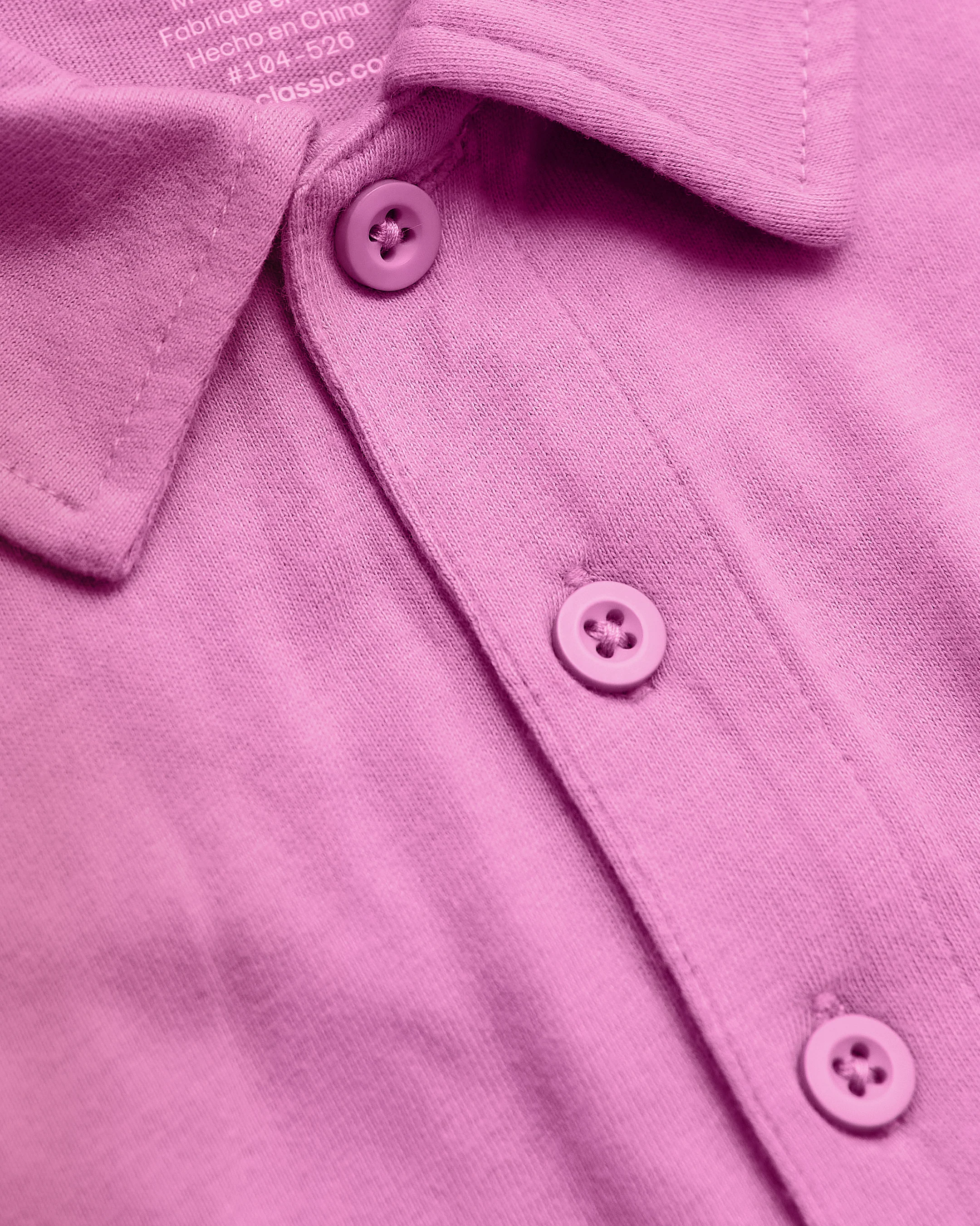 Heather Magenta Classic Polo - Image 8