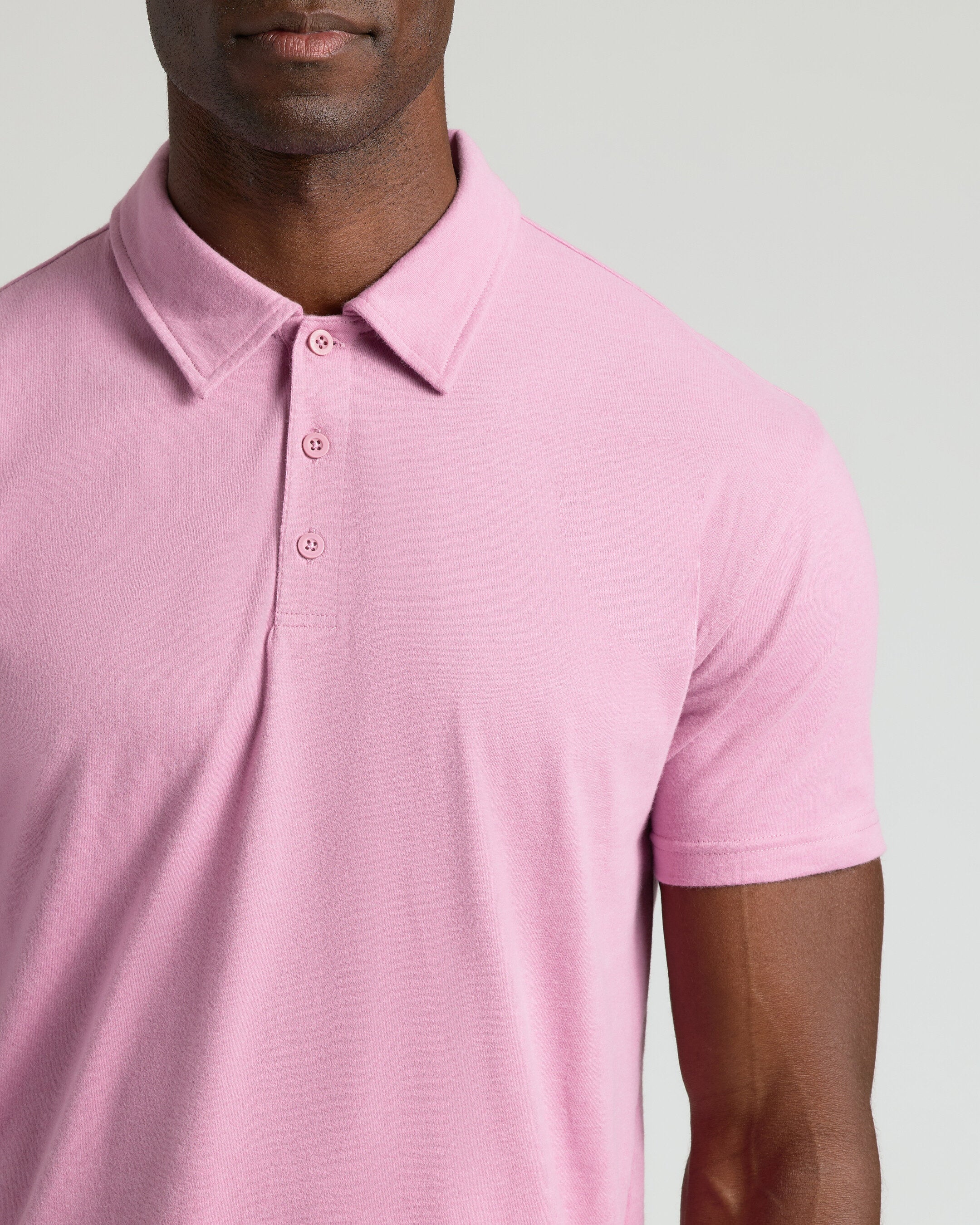 Heather Mauve Classic Polo - Image 4