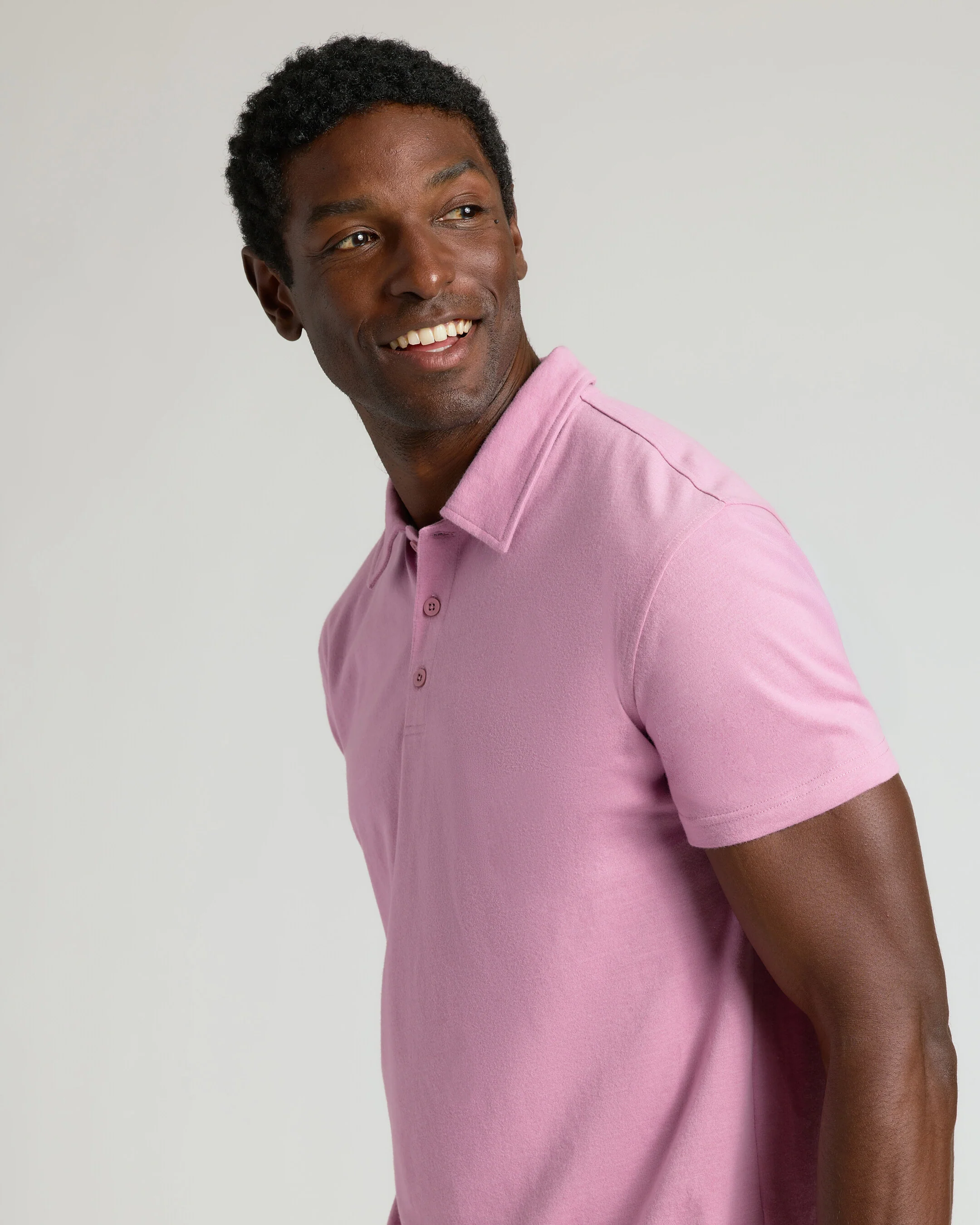 Heather Mauve Classic Polo - Image 5