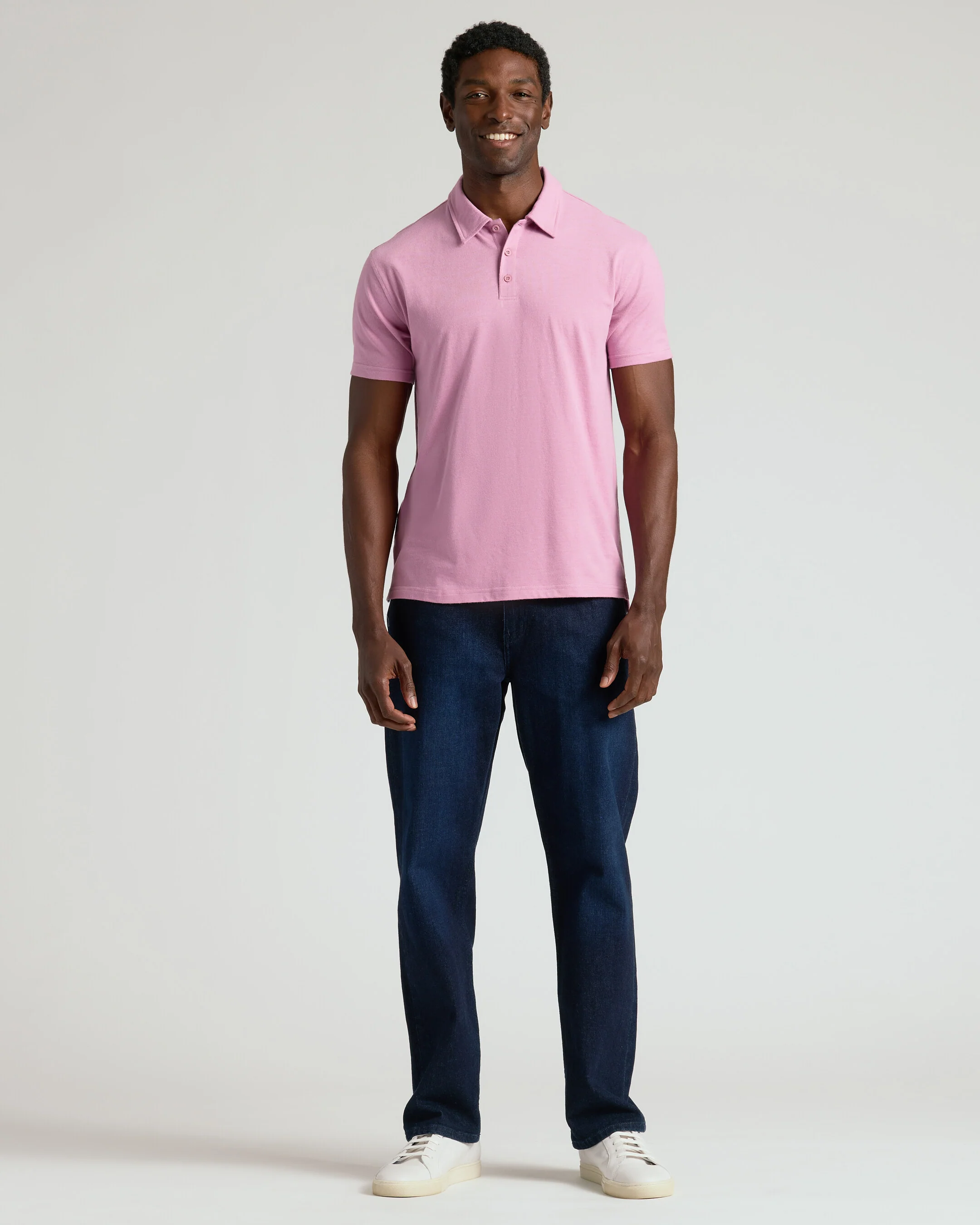 Heather Mauve Classic Polo - Image 6