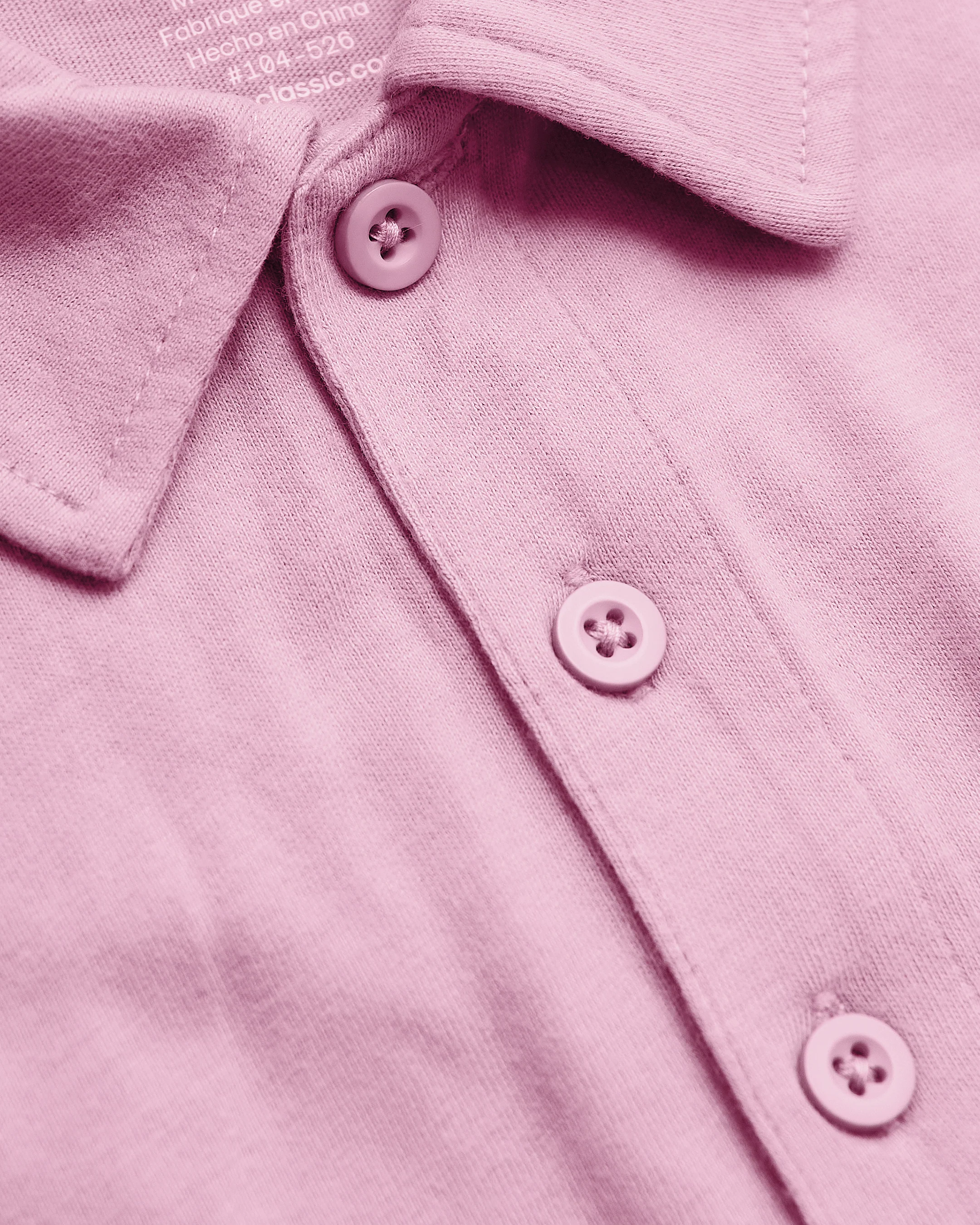 Heather Mauve Classic Polo - Image 7