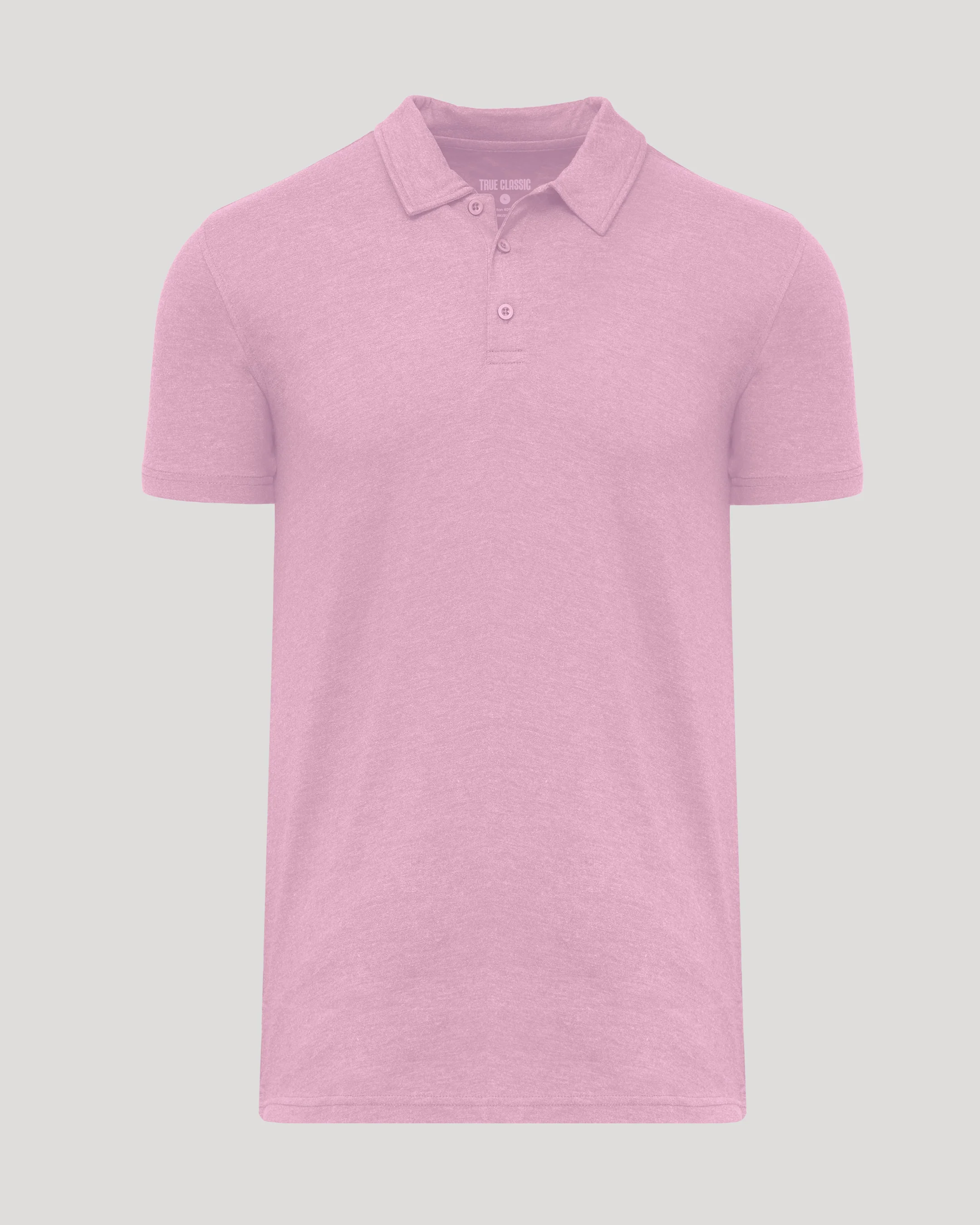Heather Mauve Short Sleeve Tall Polo - Image 2