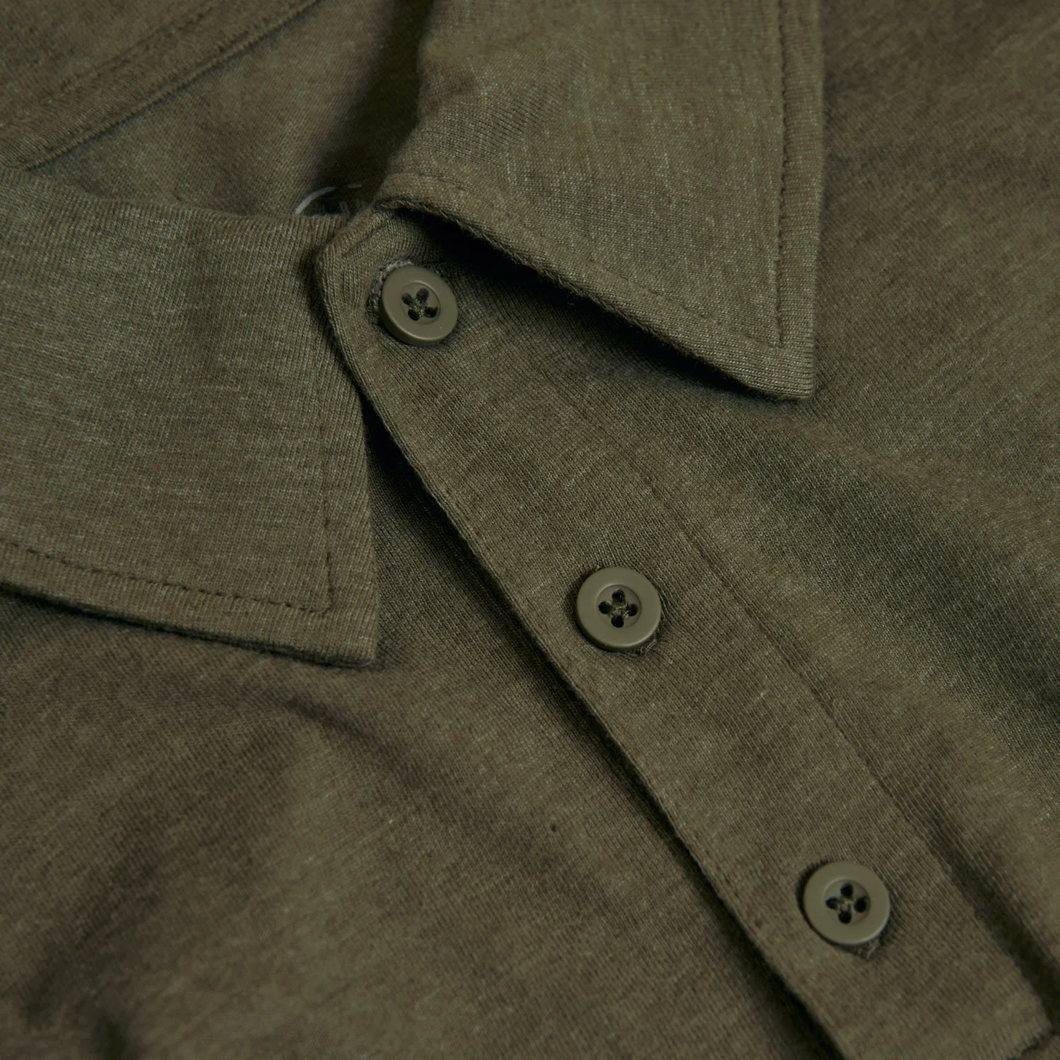 Heather Military Green Classic Polo - Image 6