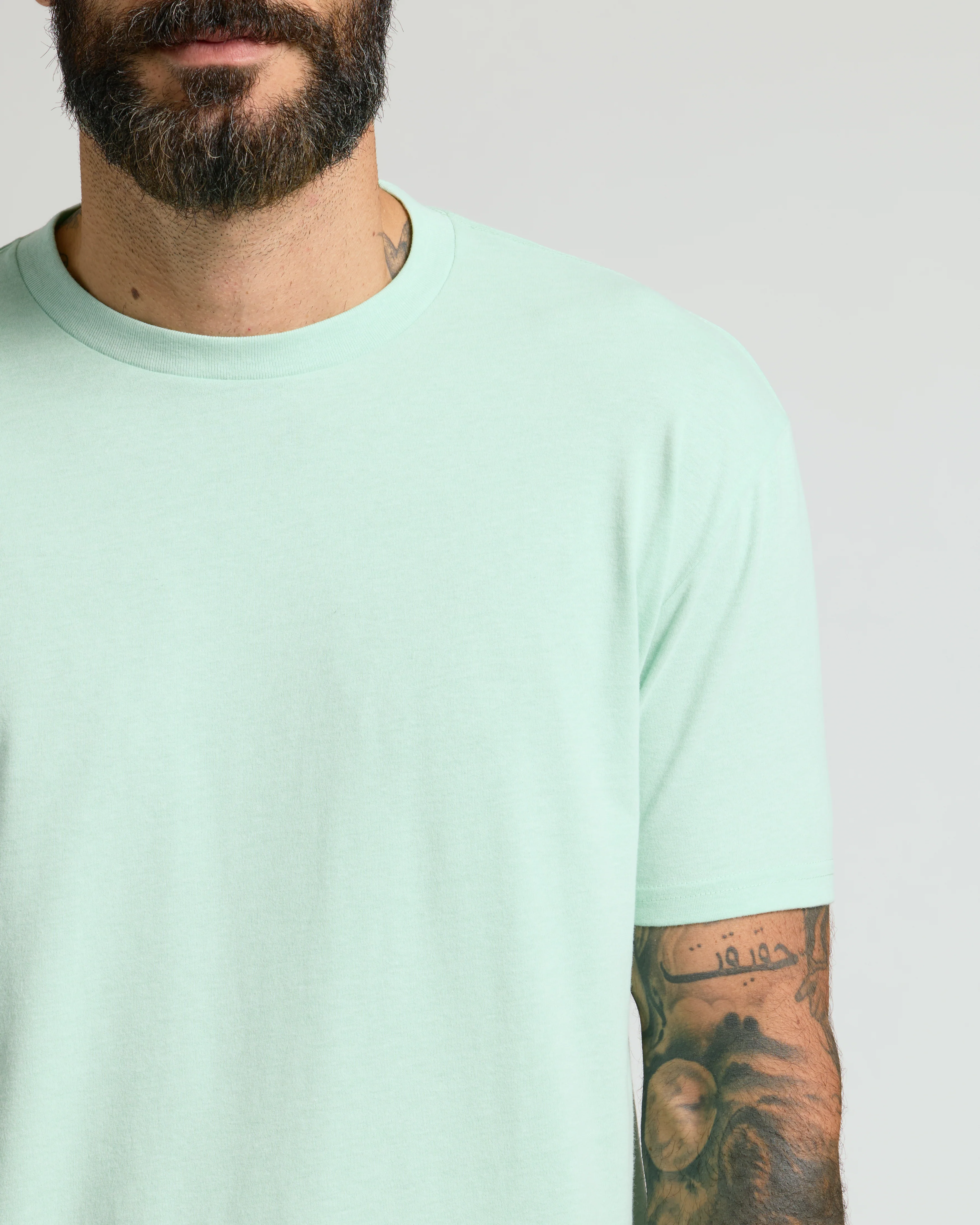 Heather Mist Classic Crew Neck - Image 3