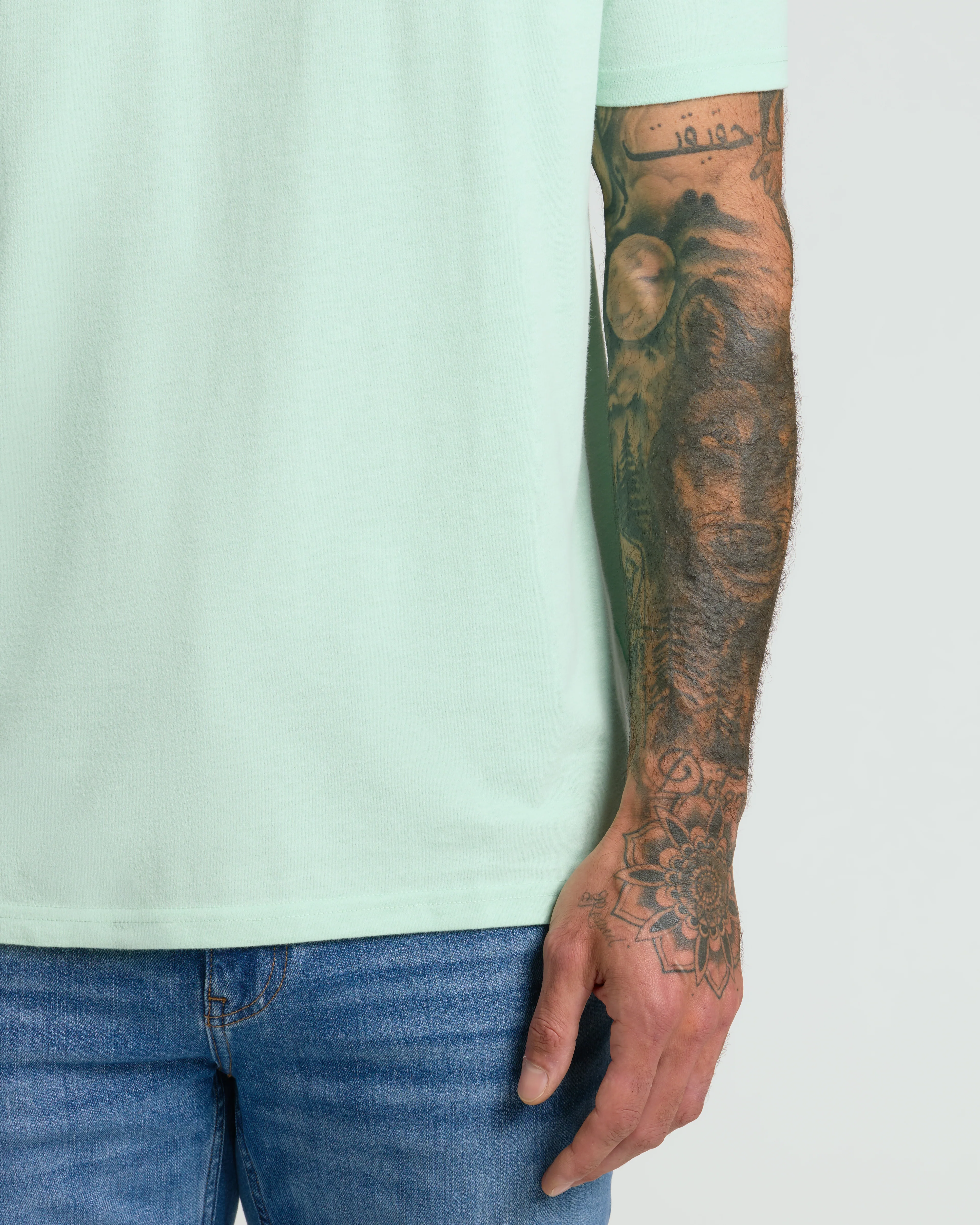 Heather Mist Classic Crew Neck - Image 4