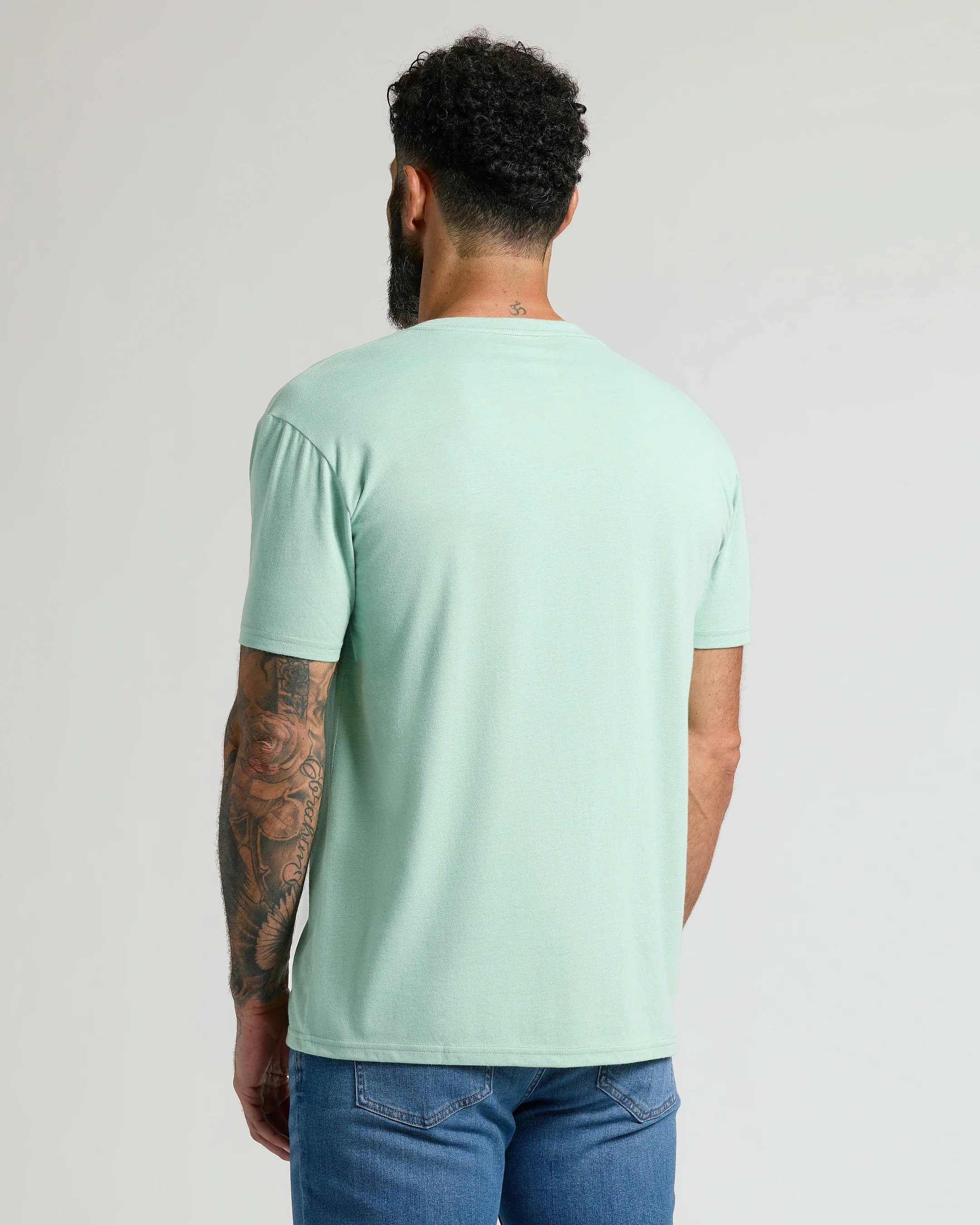 Heather Mist Classic V-Neck - Image 3